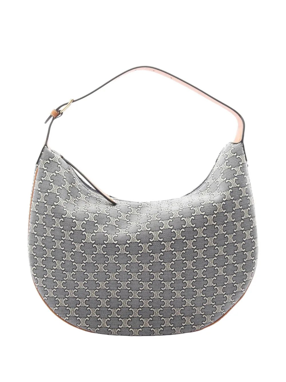 20th Century Large Triomphe Coated Canvas Lulu hobo bag
