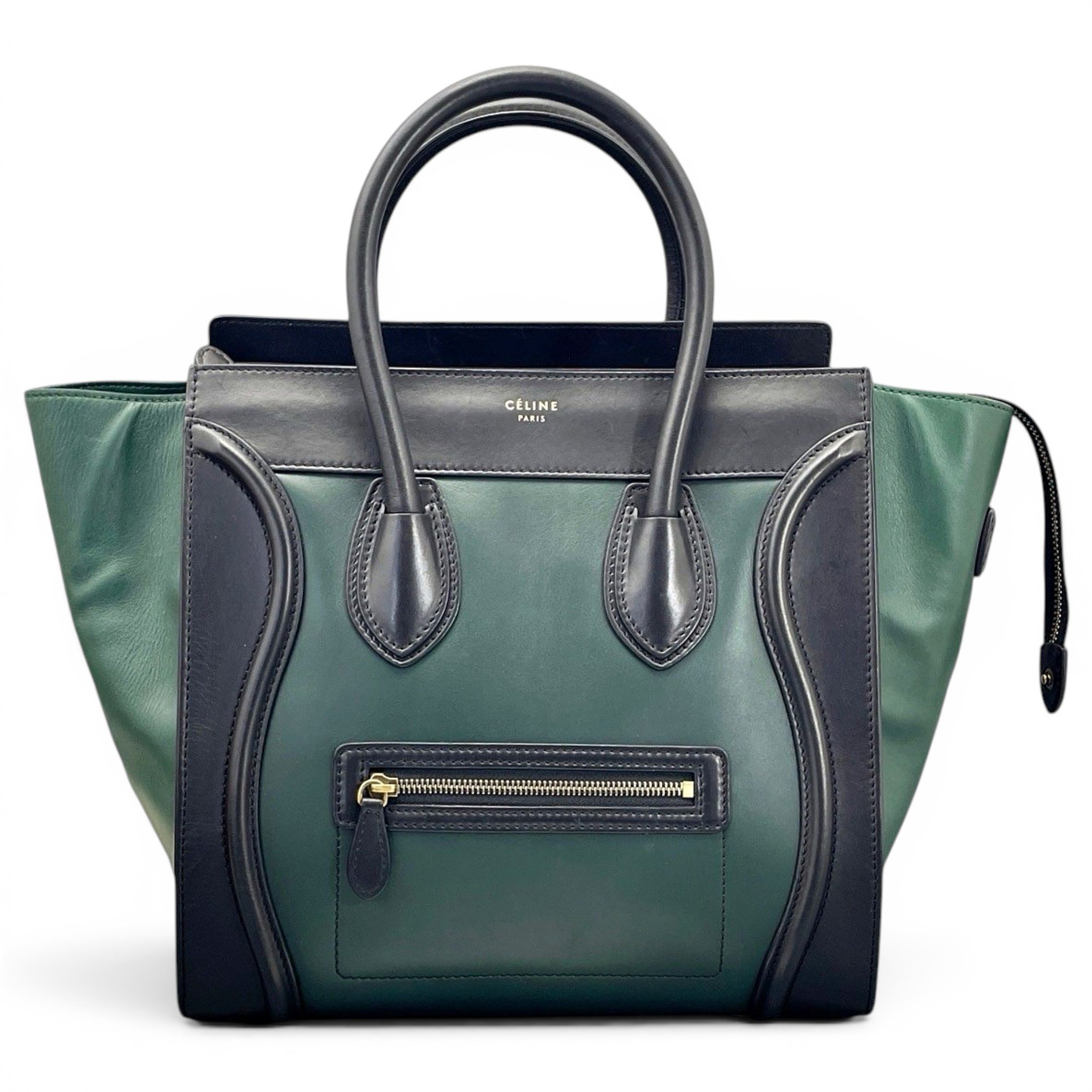 Luggage leather handbag