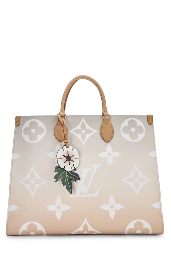Orange Monogram Giant By The Pool On The Go GM