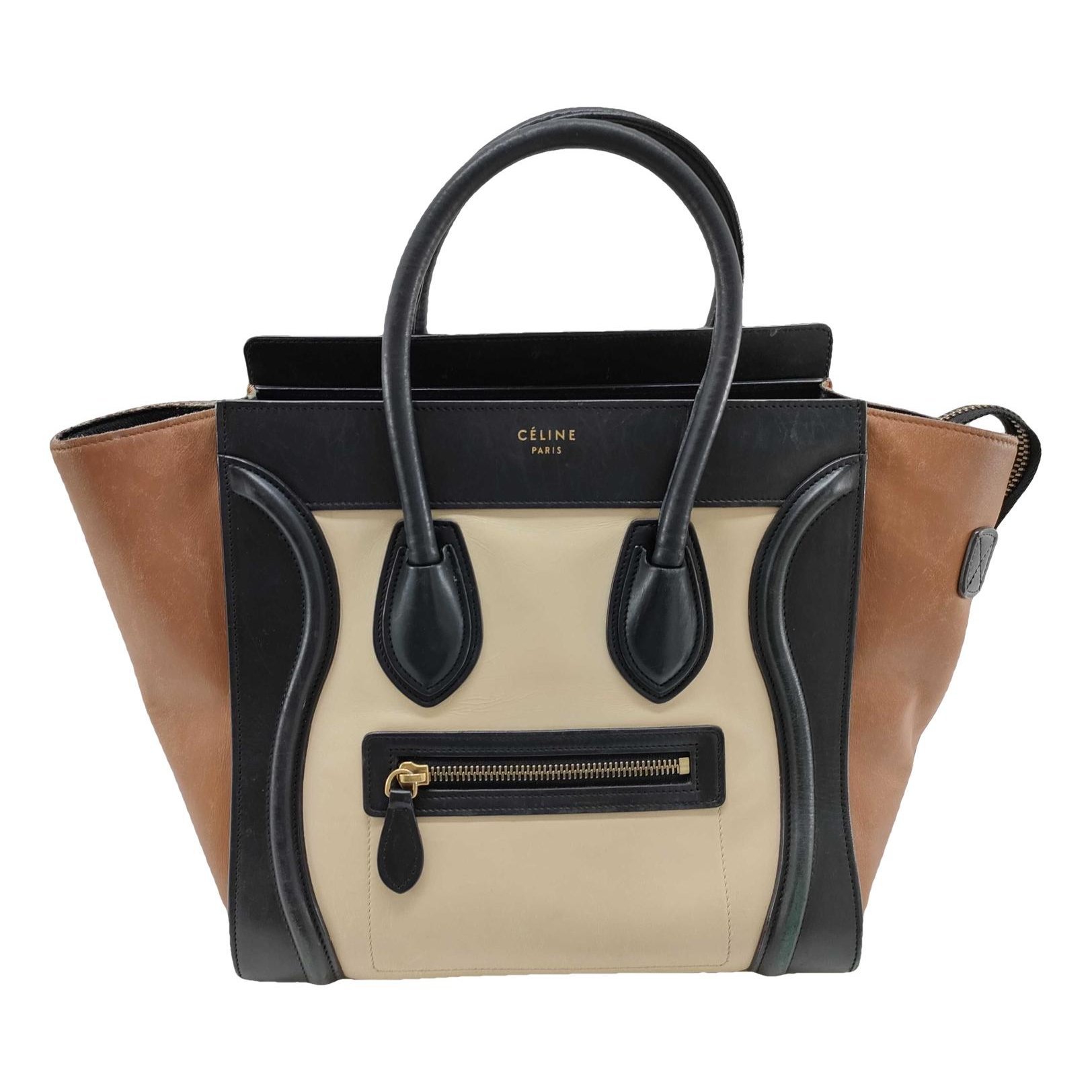 Luggage leather handbag