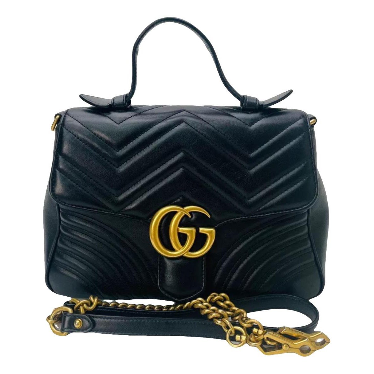 GG Marmont Flap leather handbag