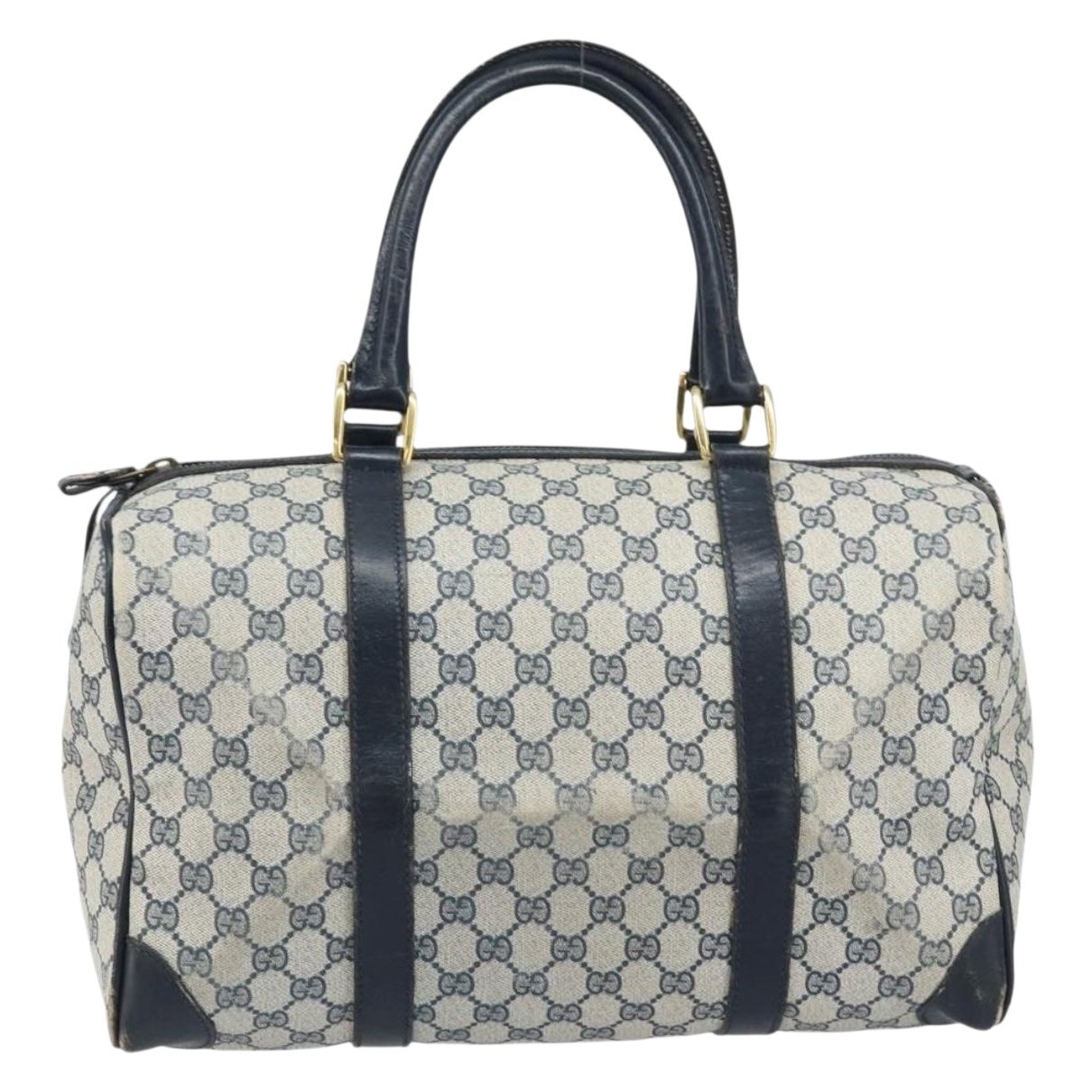 Boston leather bowling bag