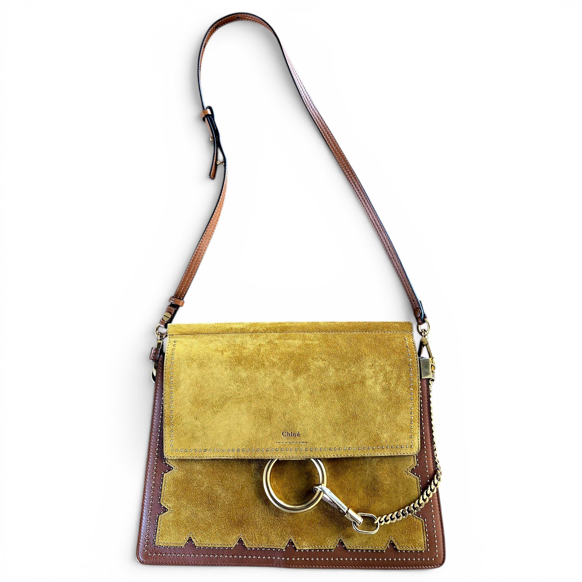 Faye leather handbag