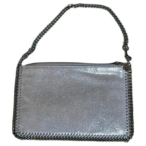 Vegan leather clutch bag