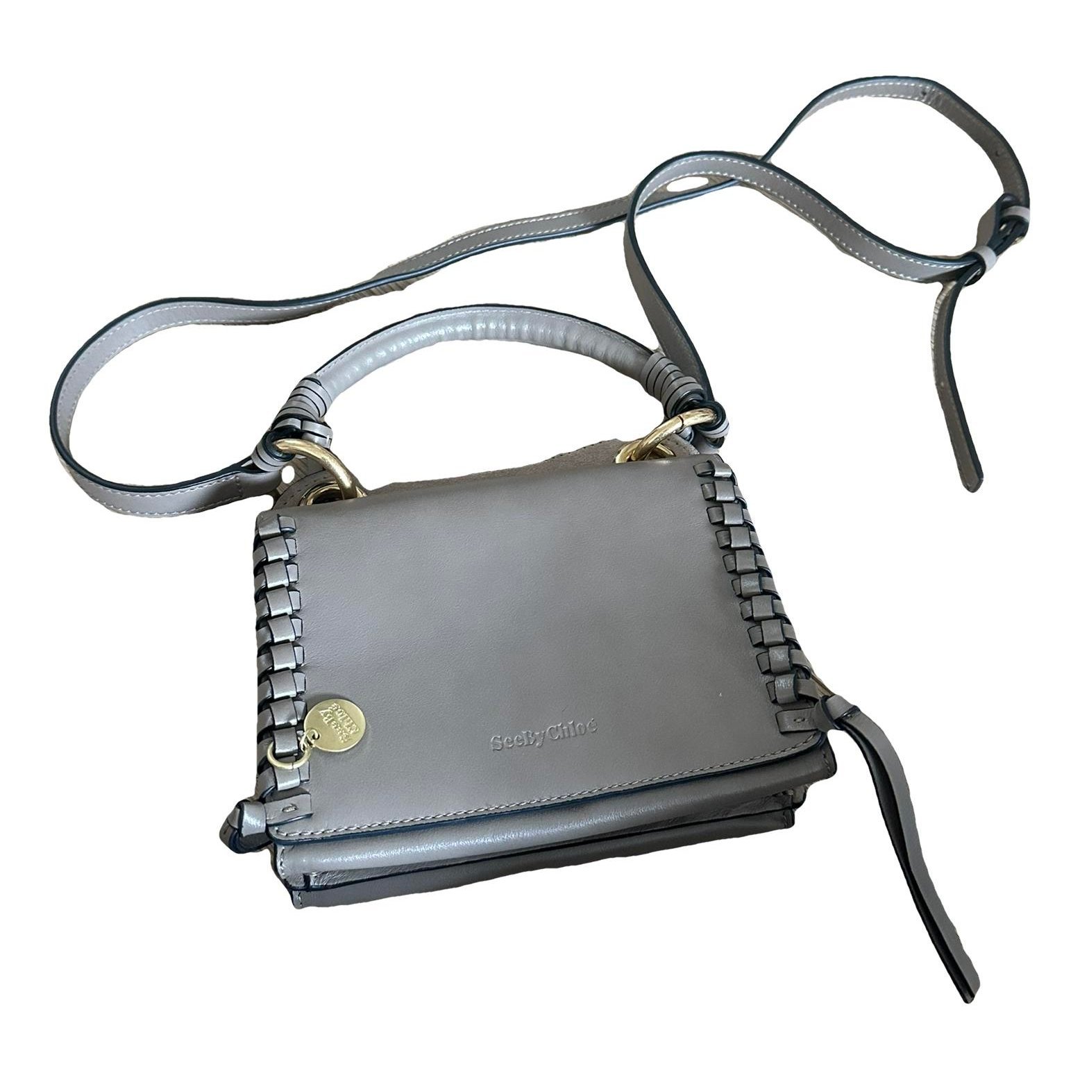 Leather crossbody bag
