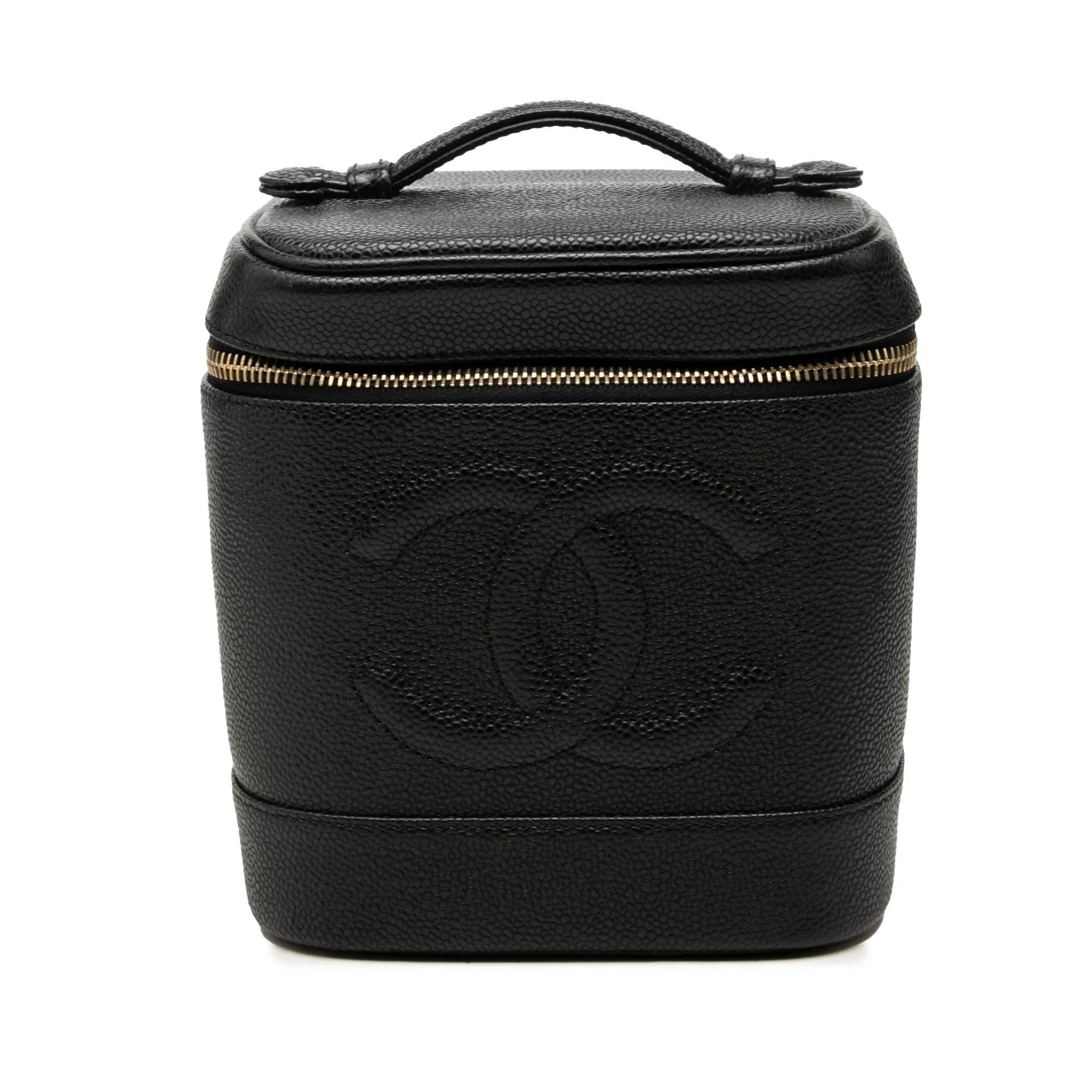 Vanity leather handbag