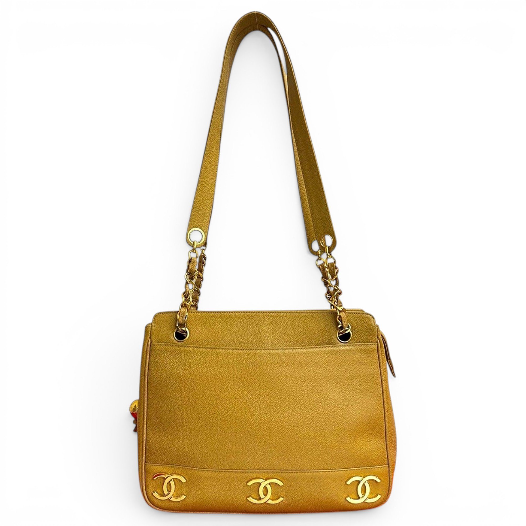 Leather tote