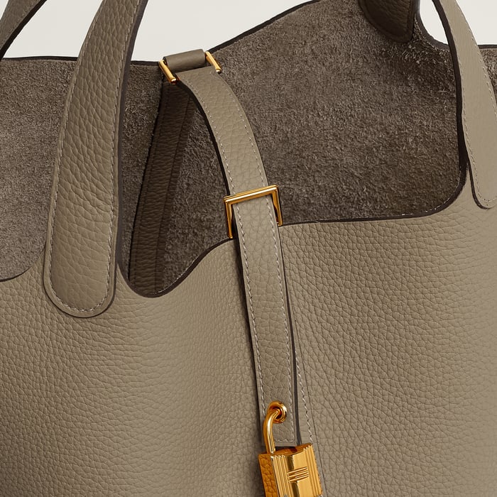 Beige Marfa Picotin Lock 22 Bag