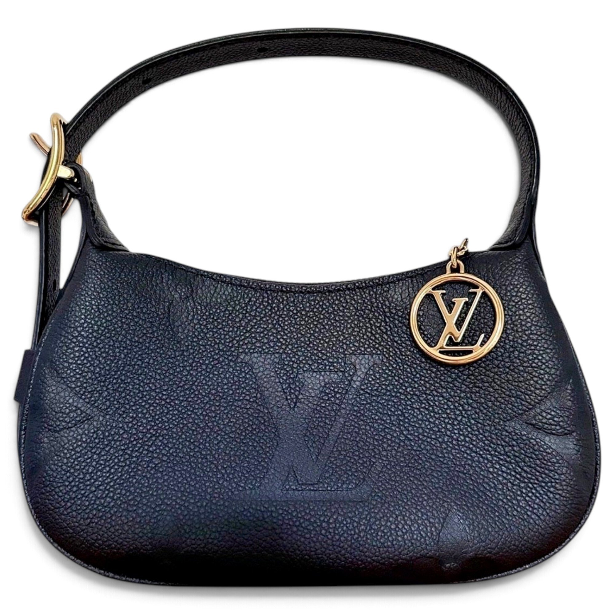 Loop leather handbag
