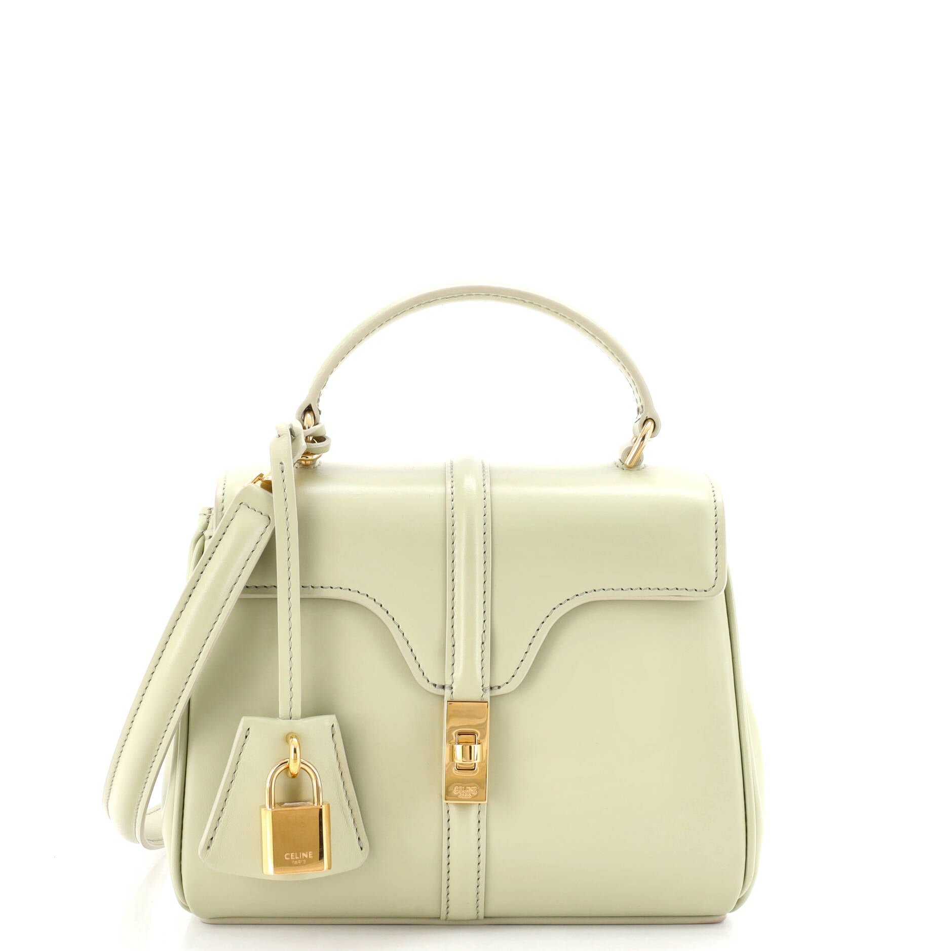 16 Top Handle Bag Smooth Calfskin Mini