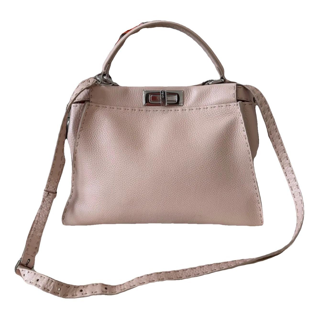 Peekaboo leather handbag