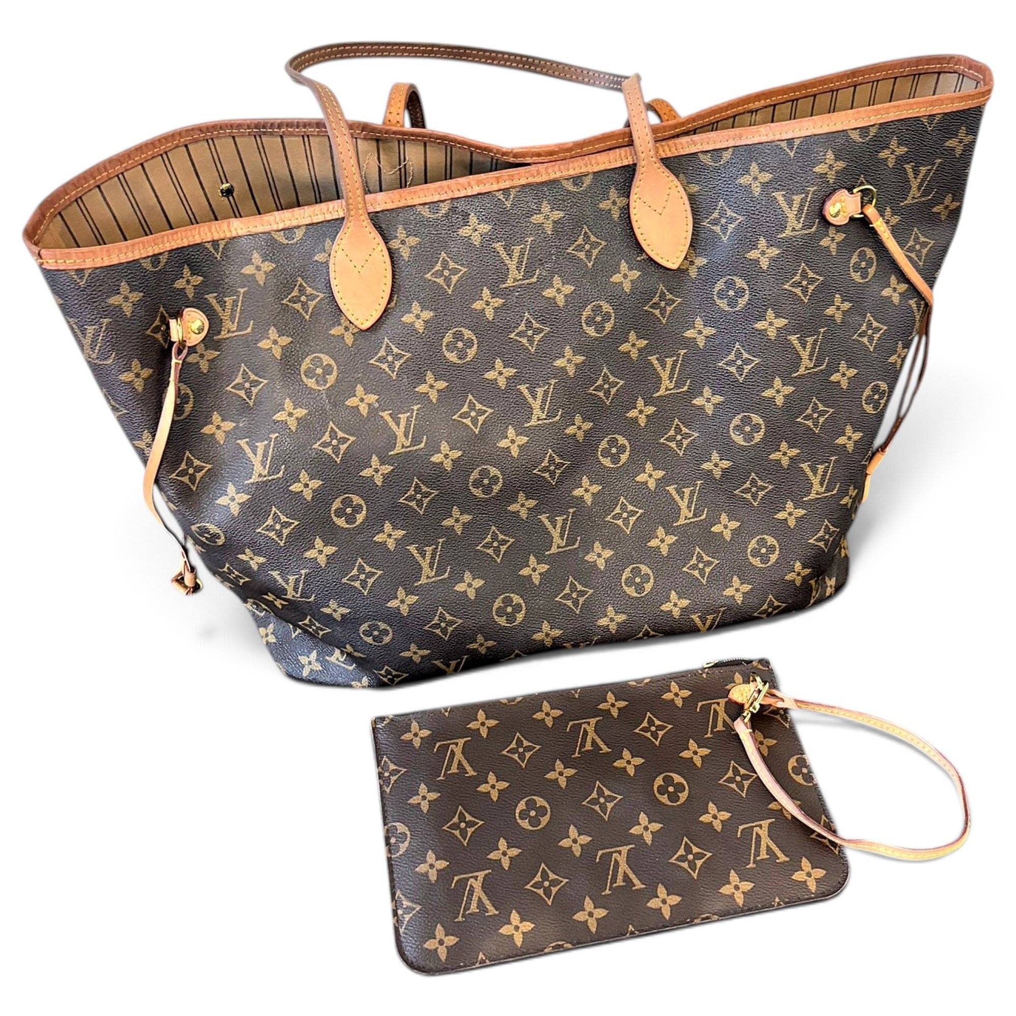 Neverfull leather tote