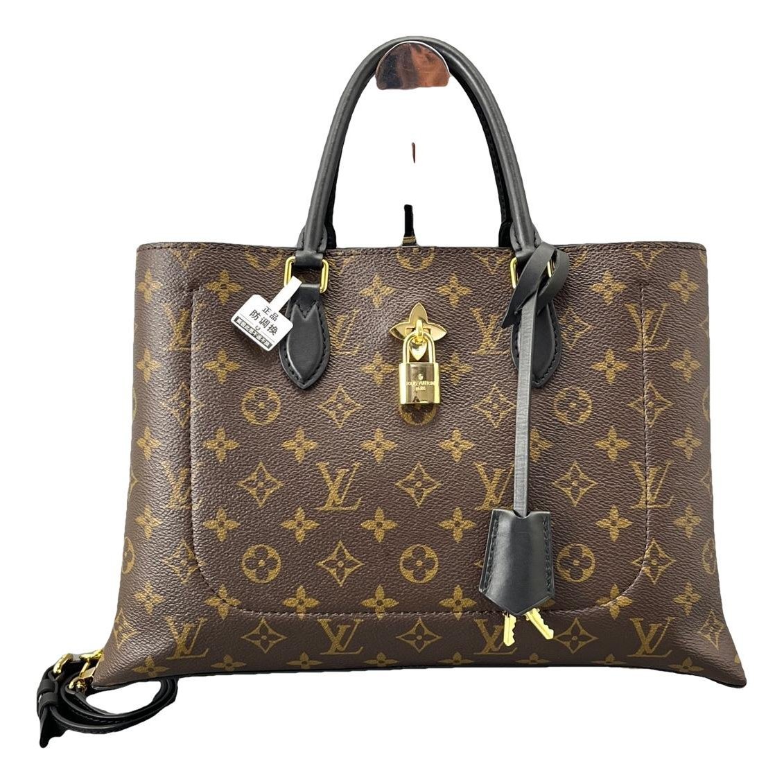 Flower Tote leather handbag