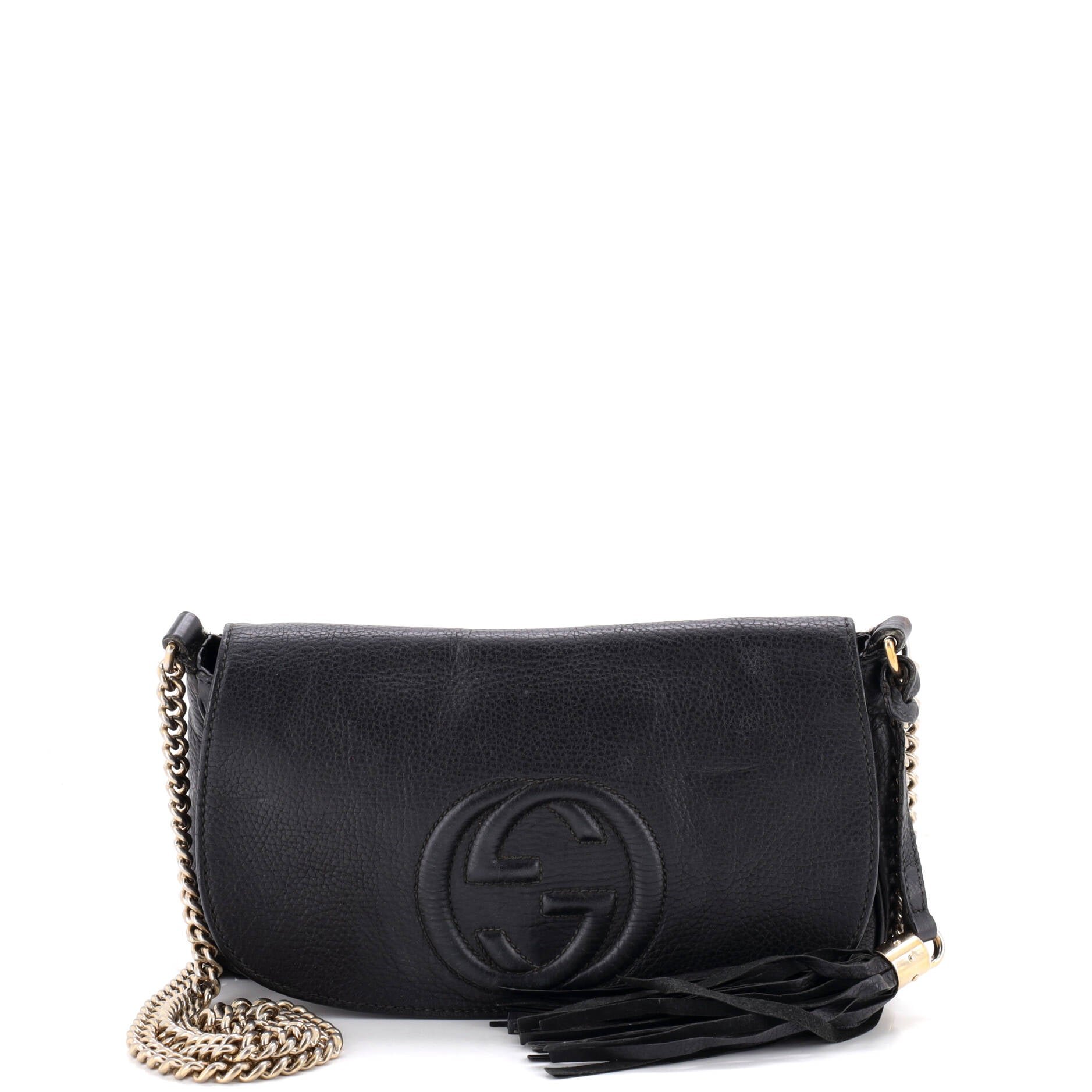Soho Chain Crossbody Bag Leather Medium