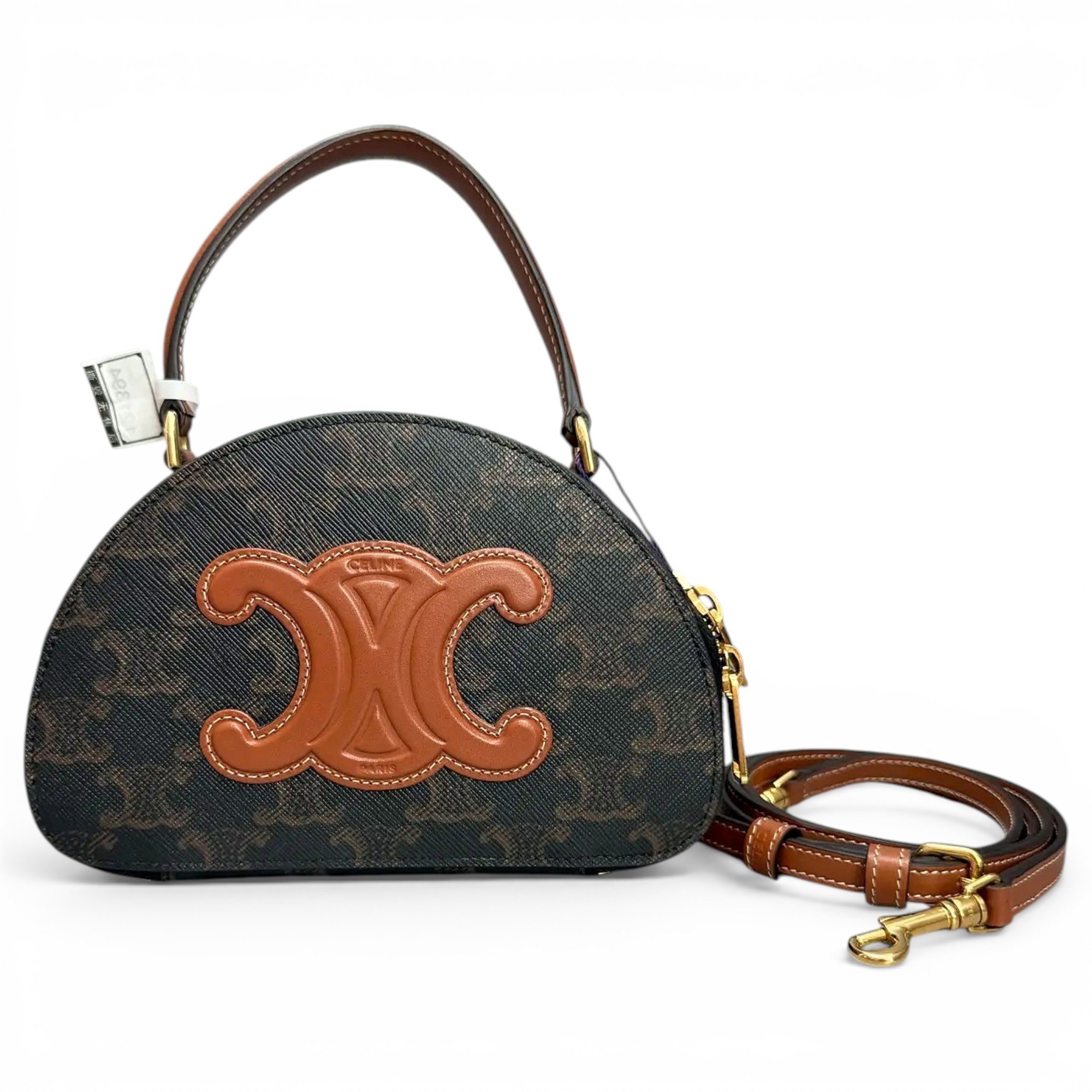 Vinyl crossbody bag