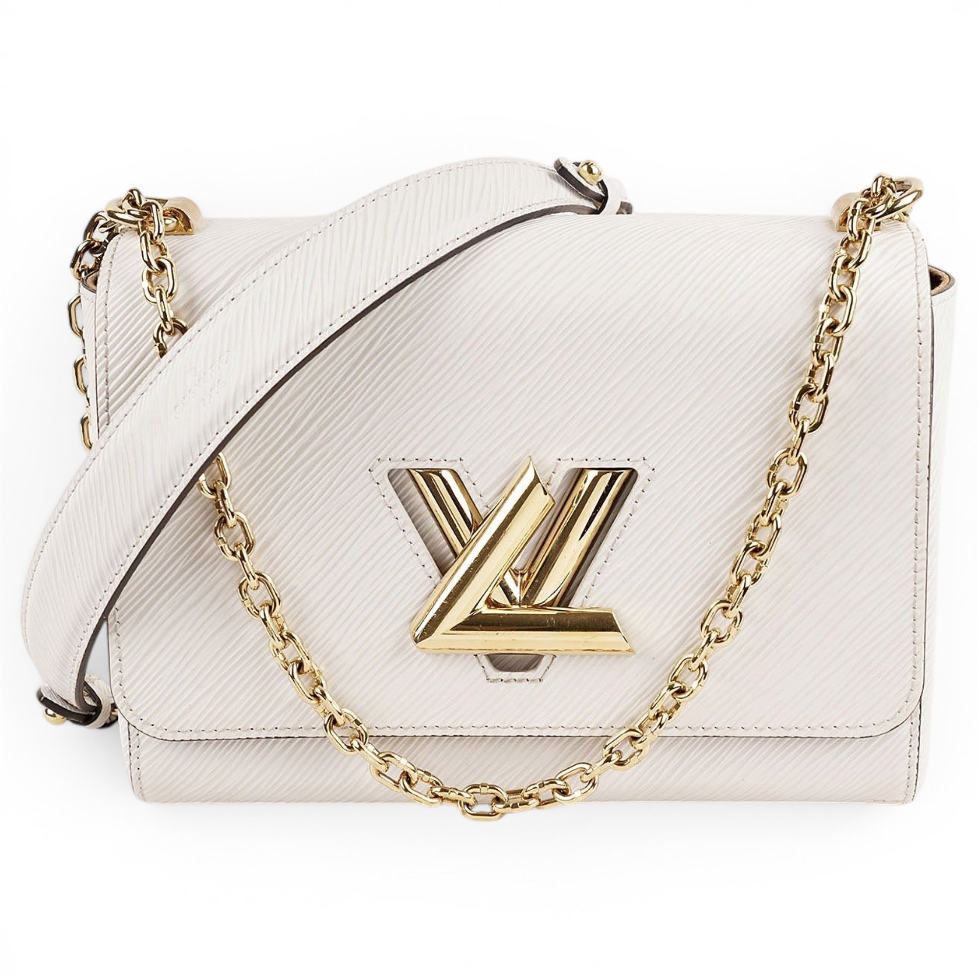 Twist leather handbag