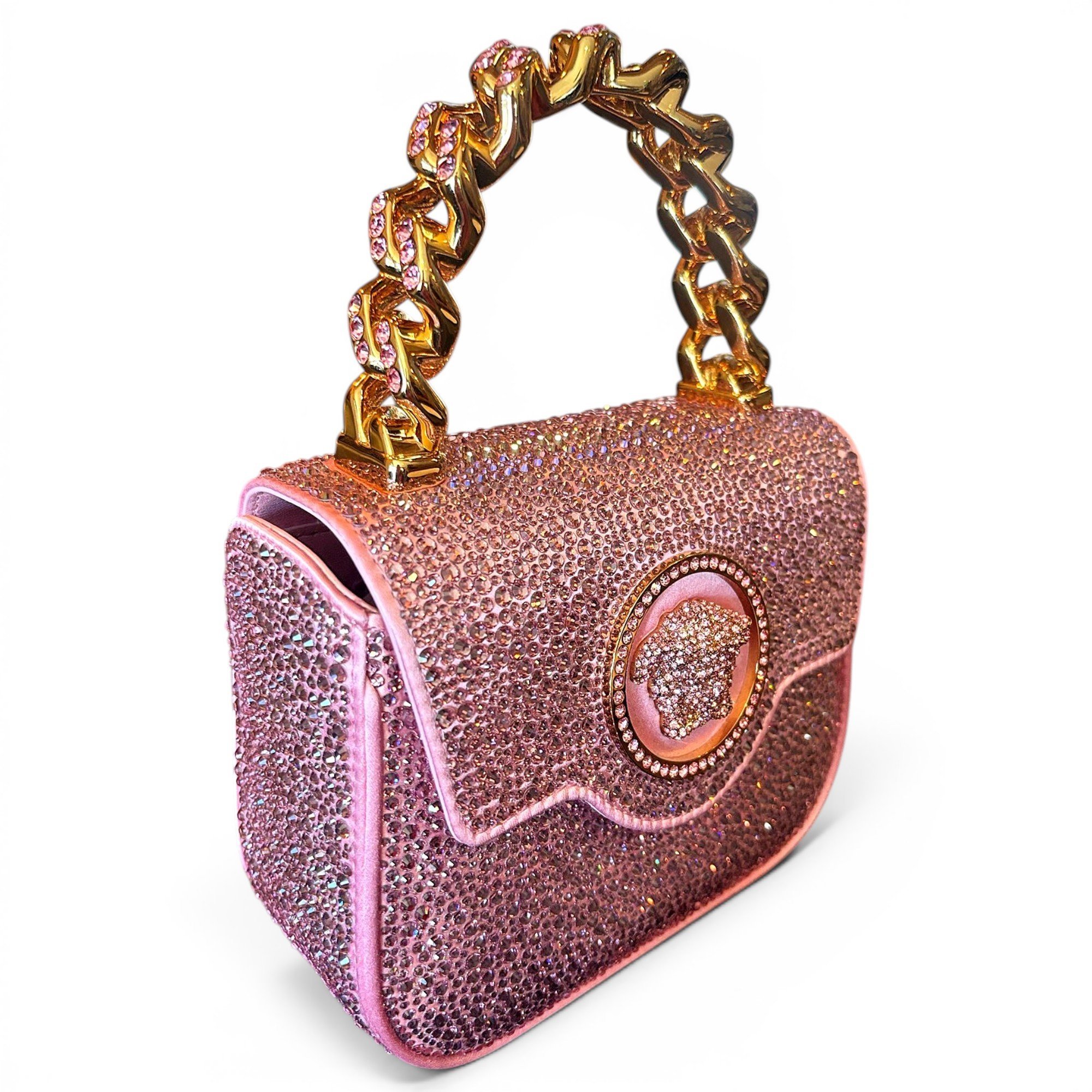 La Medusa silk mini bag