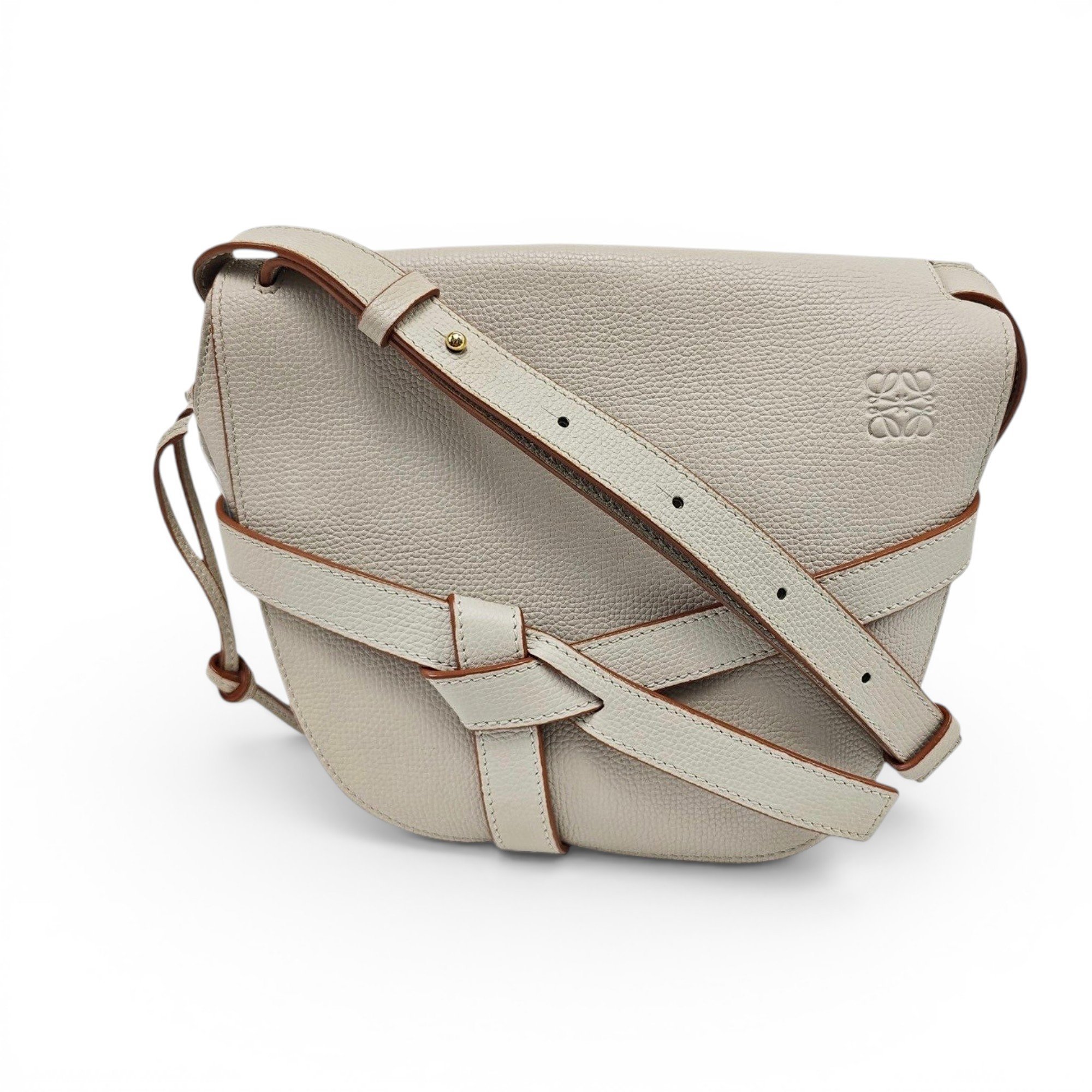 Gate leather crossbody bag