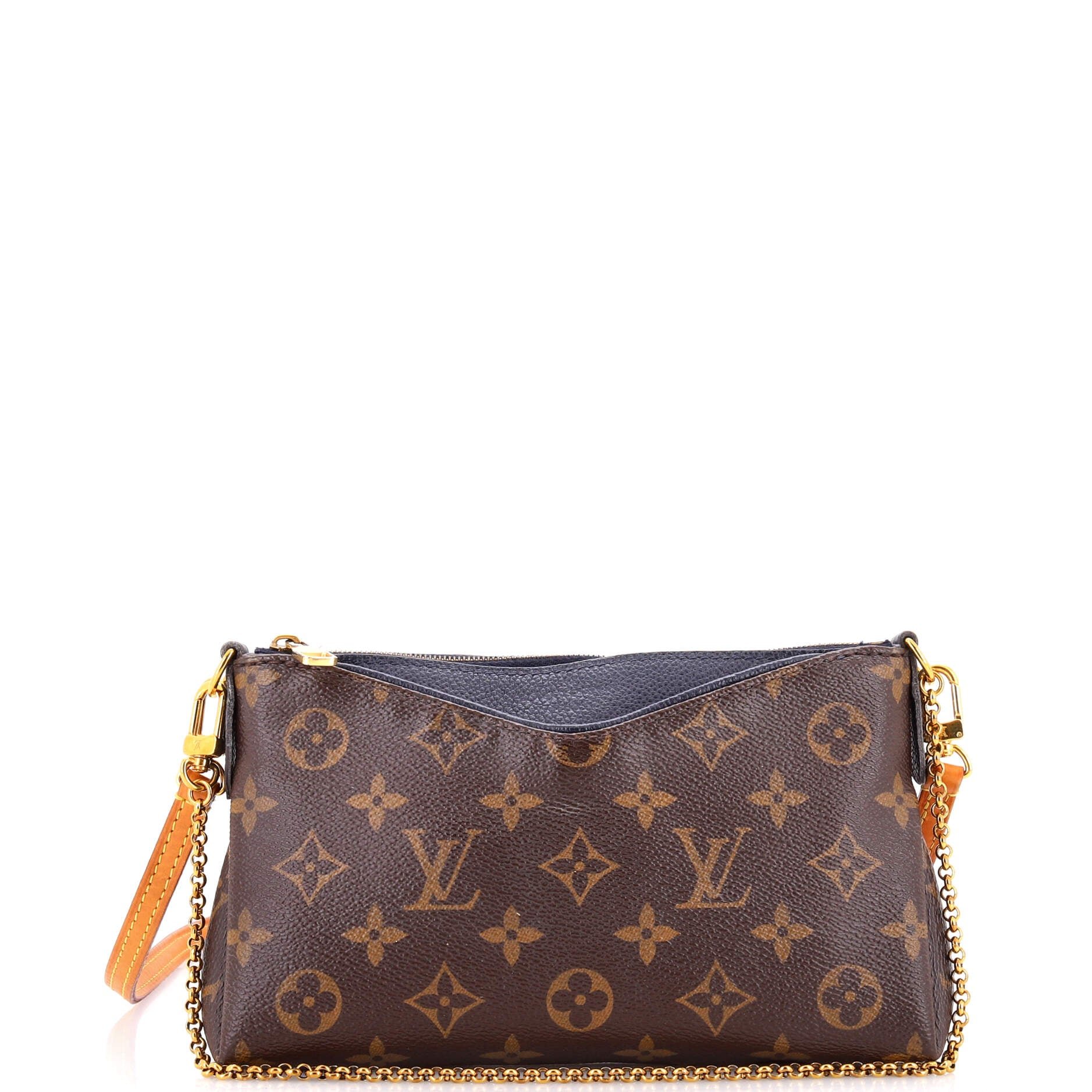 Pallas Clutch Monogram Canvas with Leather