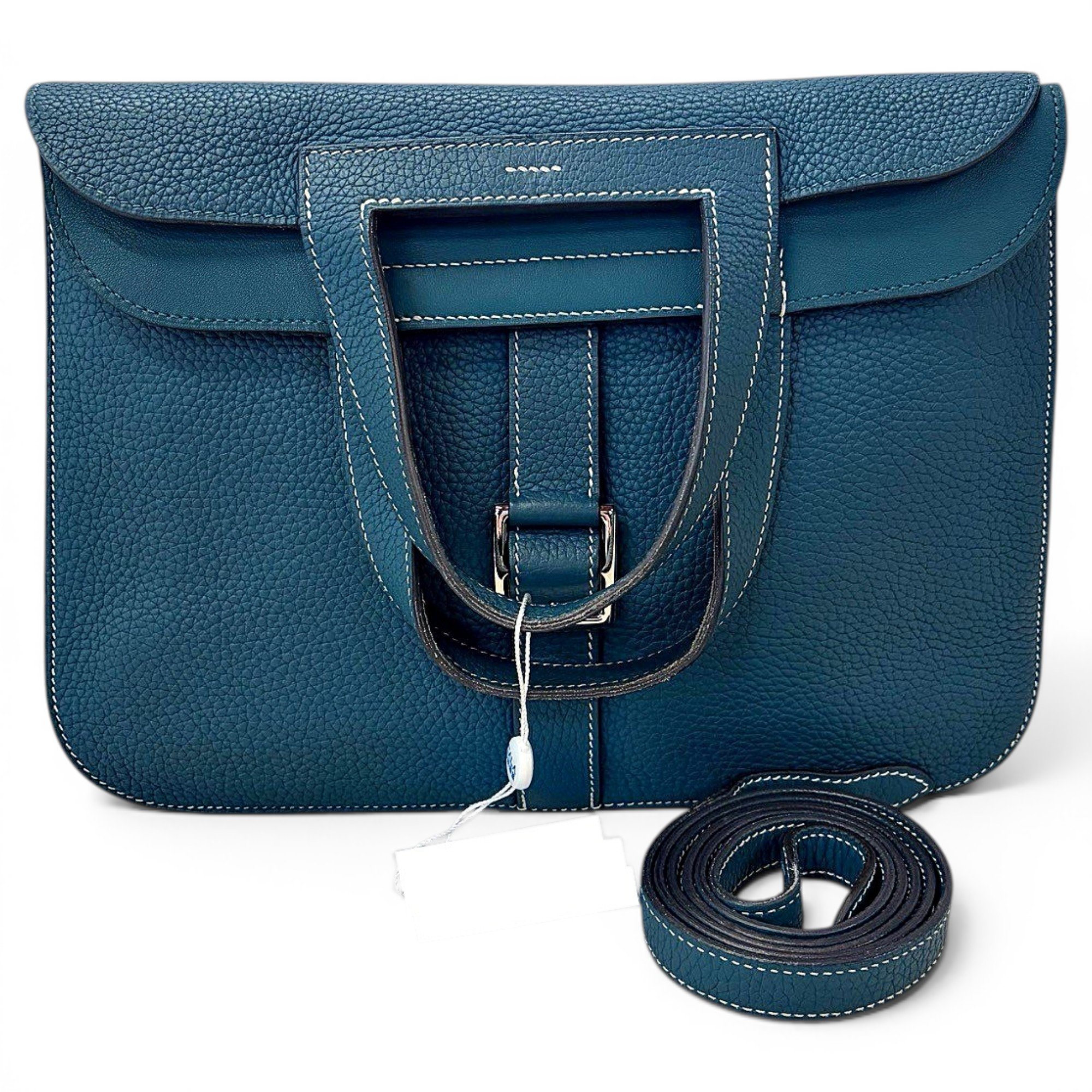 Halzan leather handbag
