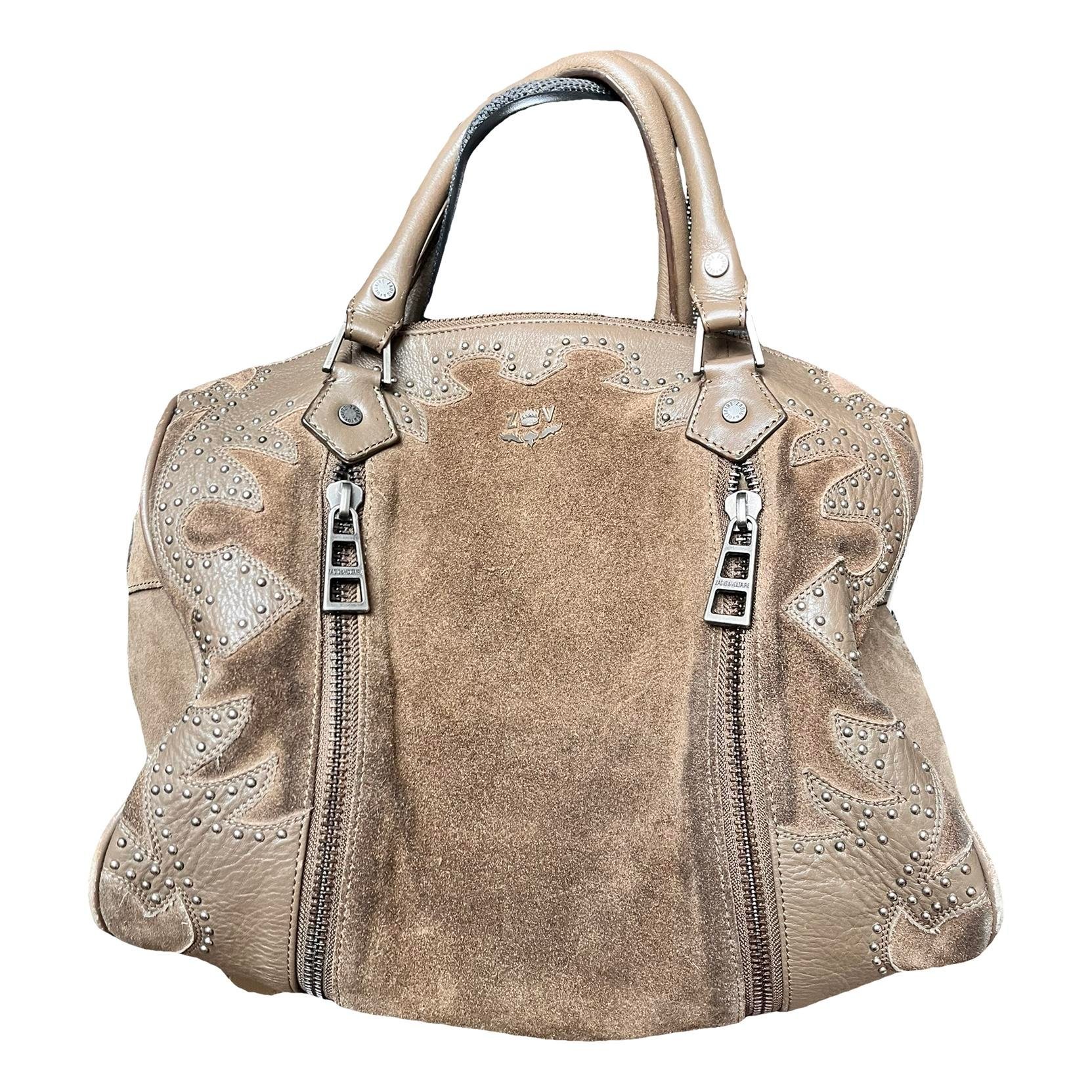 Leather travel bag