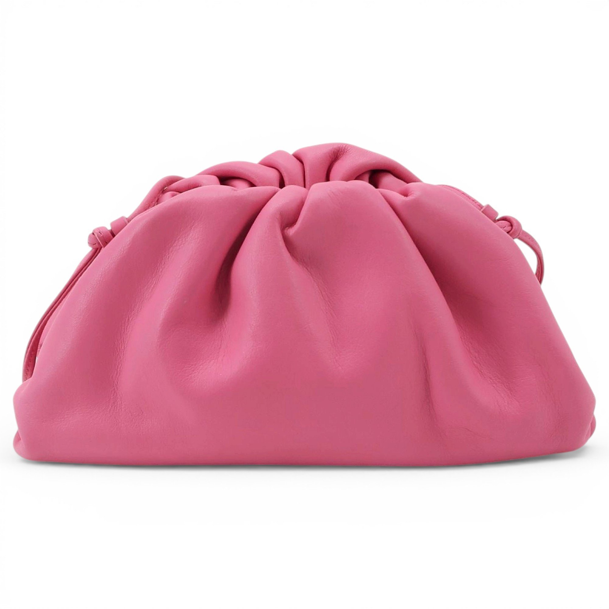 Pouch leather handbag