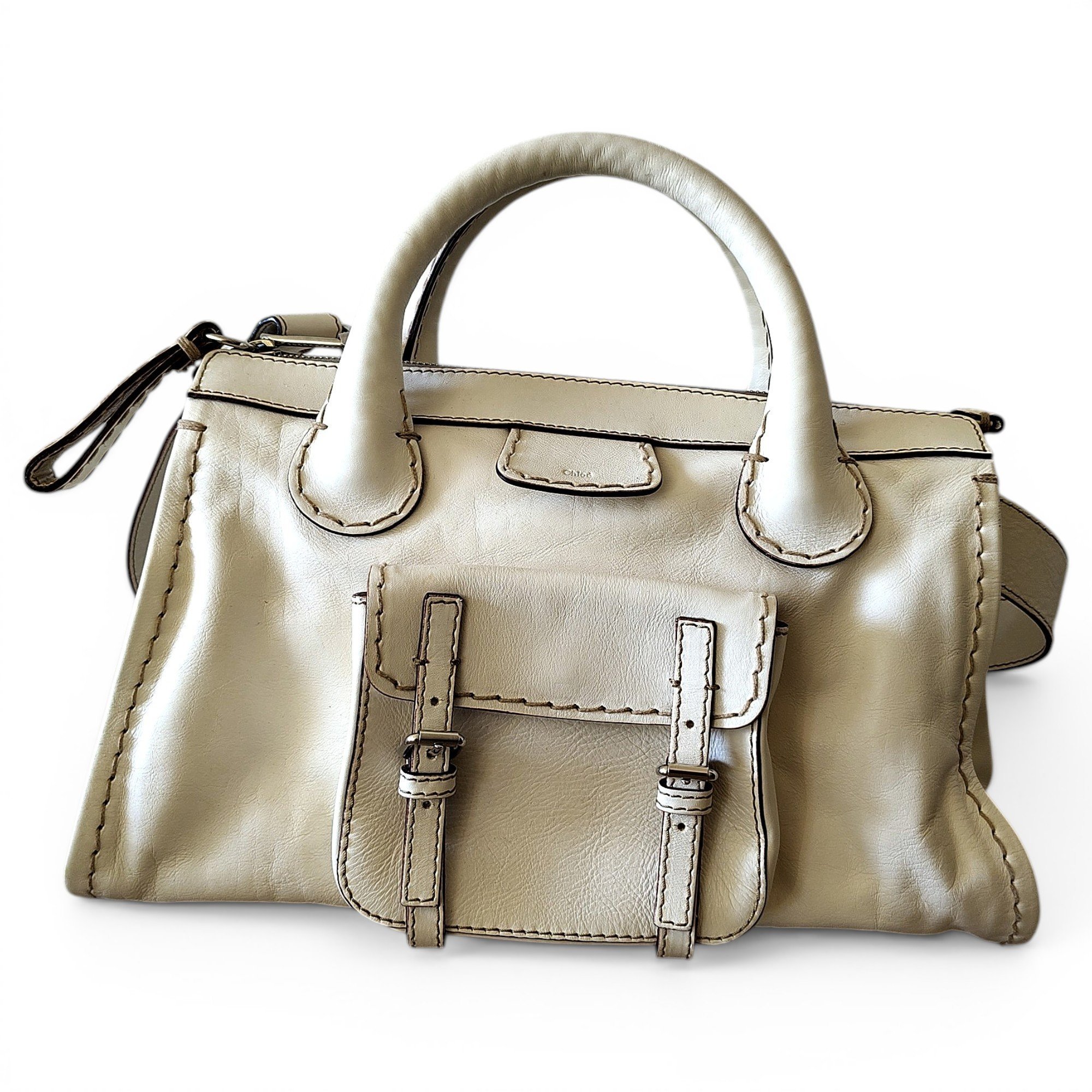 Edith leather tote