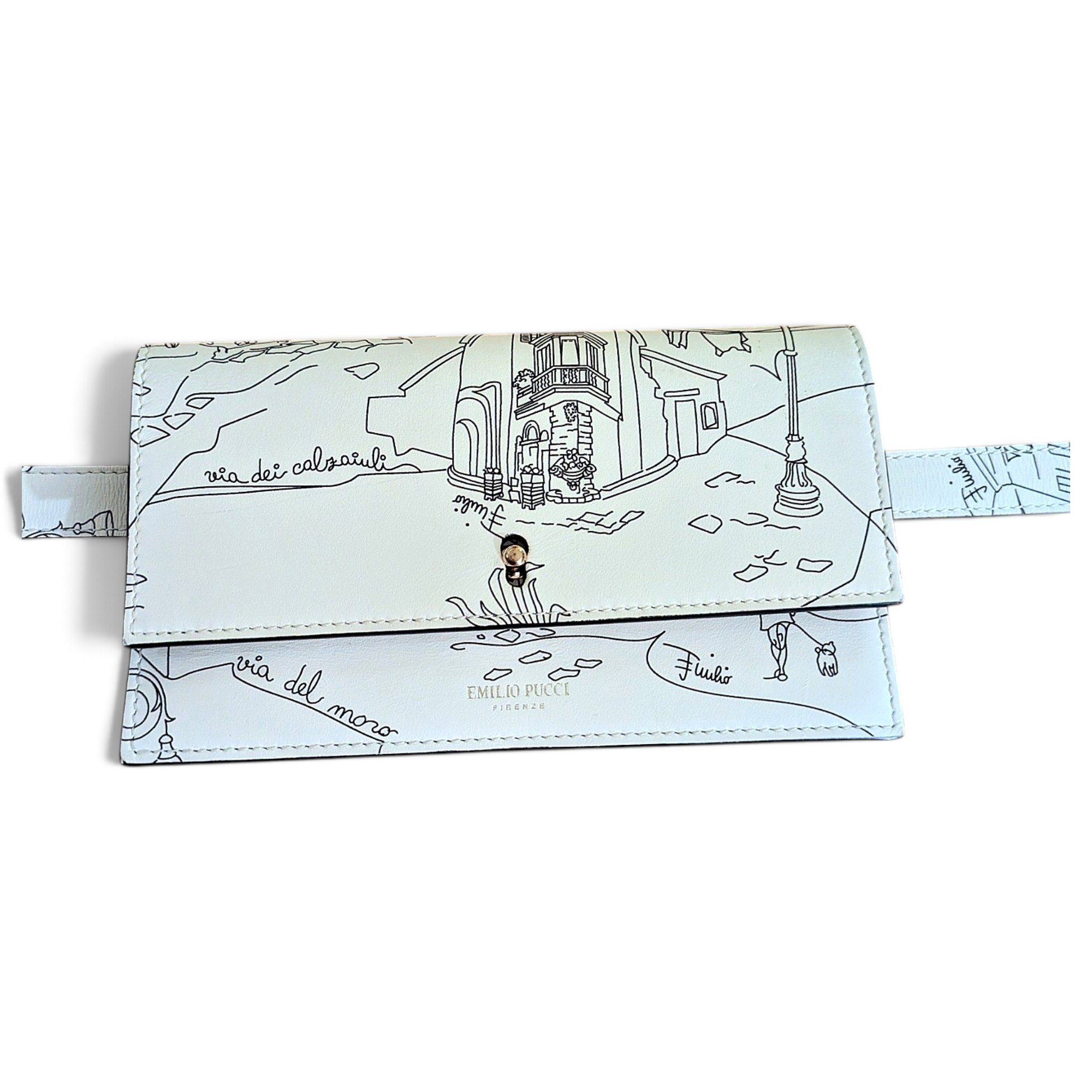 Emilio Pucci Leather clutch bag