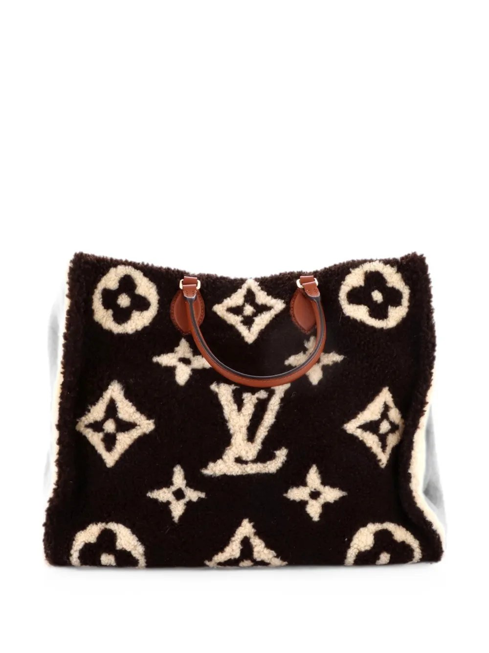 OnTheGo Monogram Giant Teddy Fleece GM tote bag