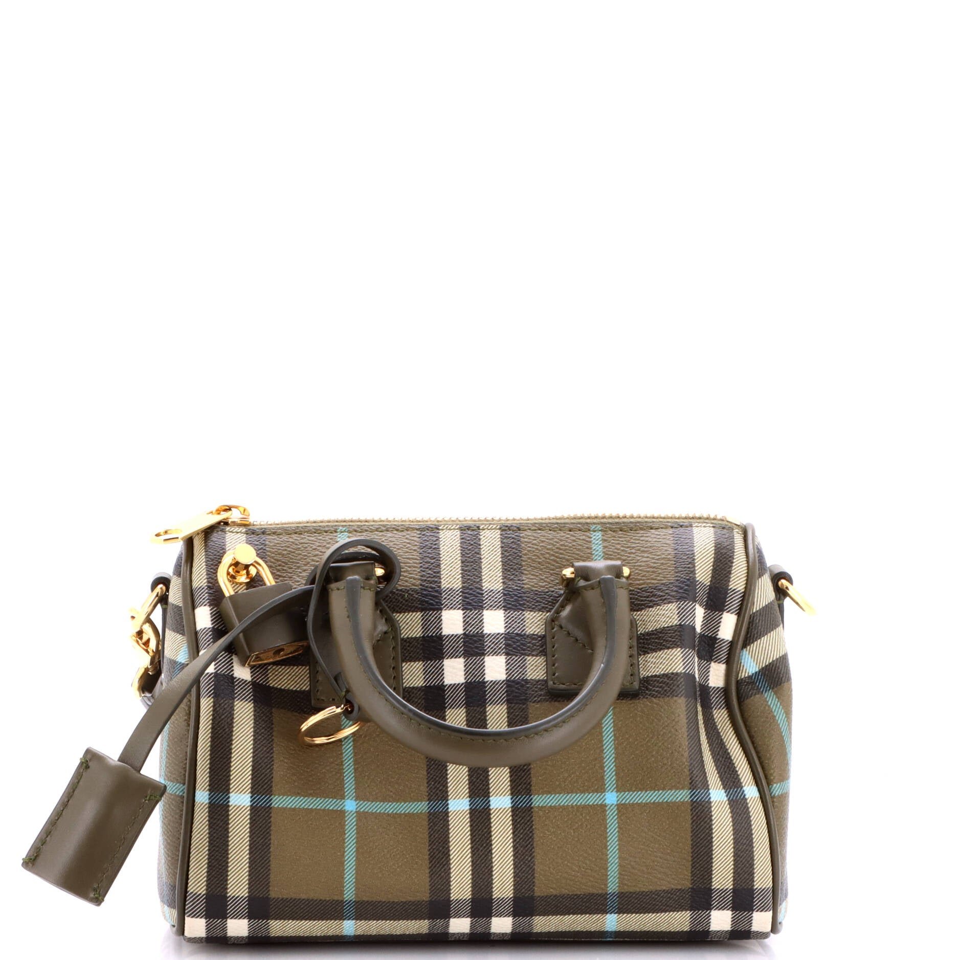 Bowling Bag Check E-Canvas Mini