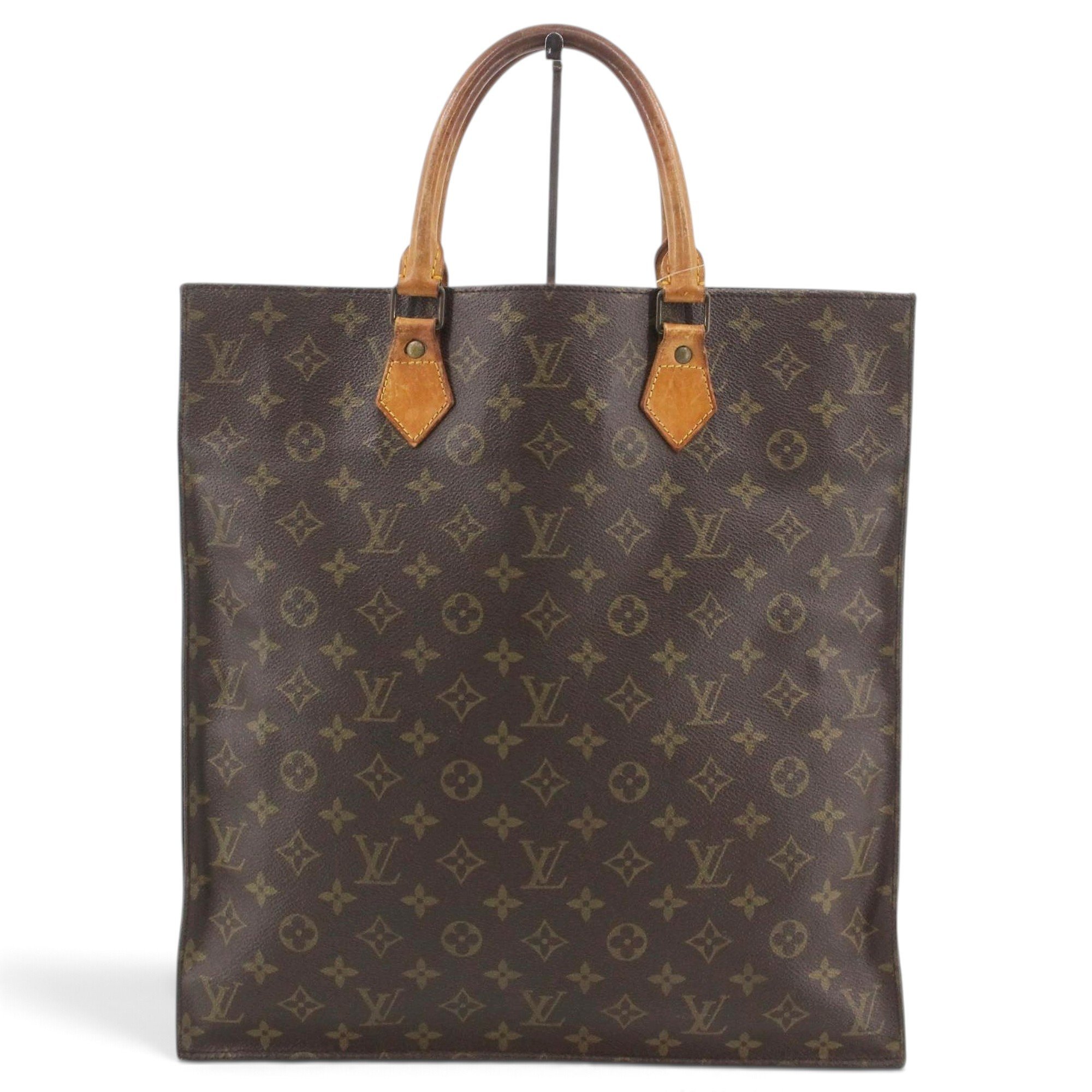 Plat vinyl handbag