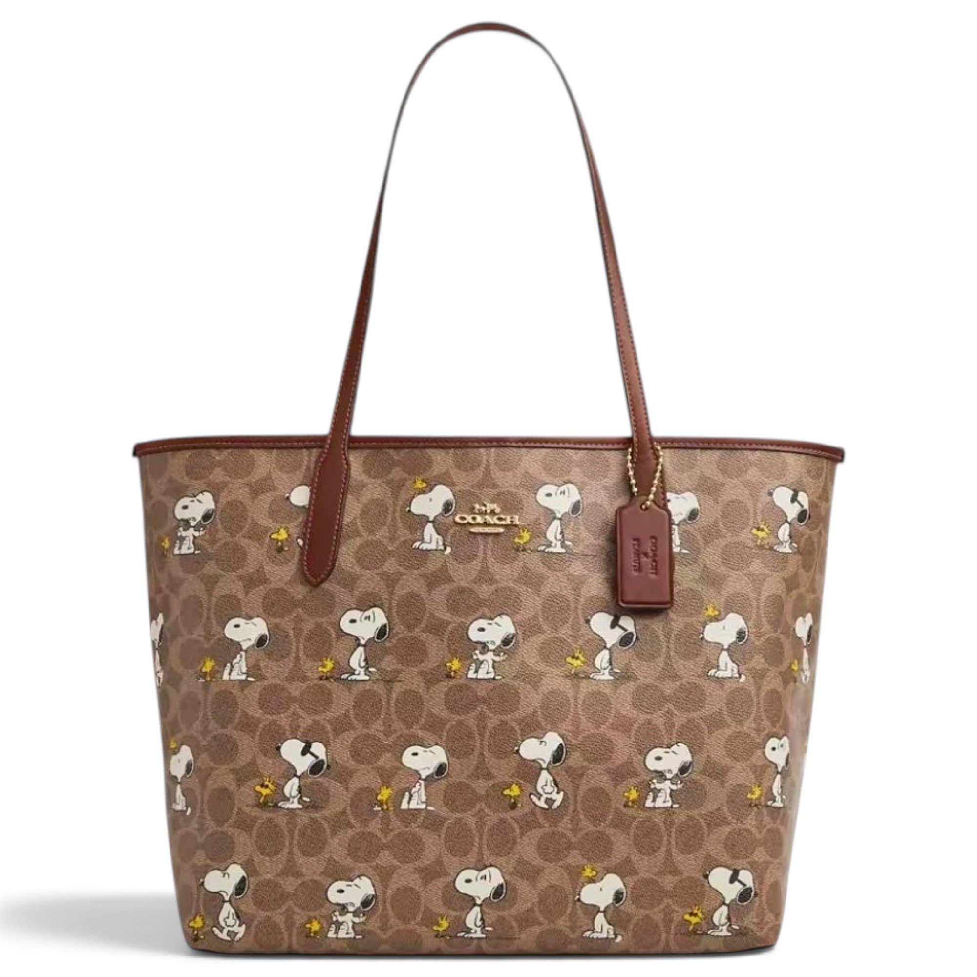 Leather tote