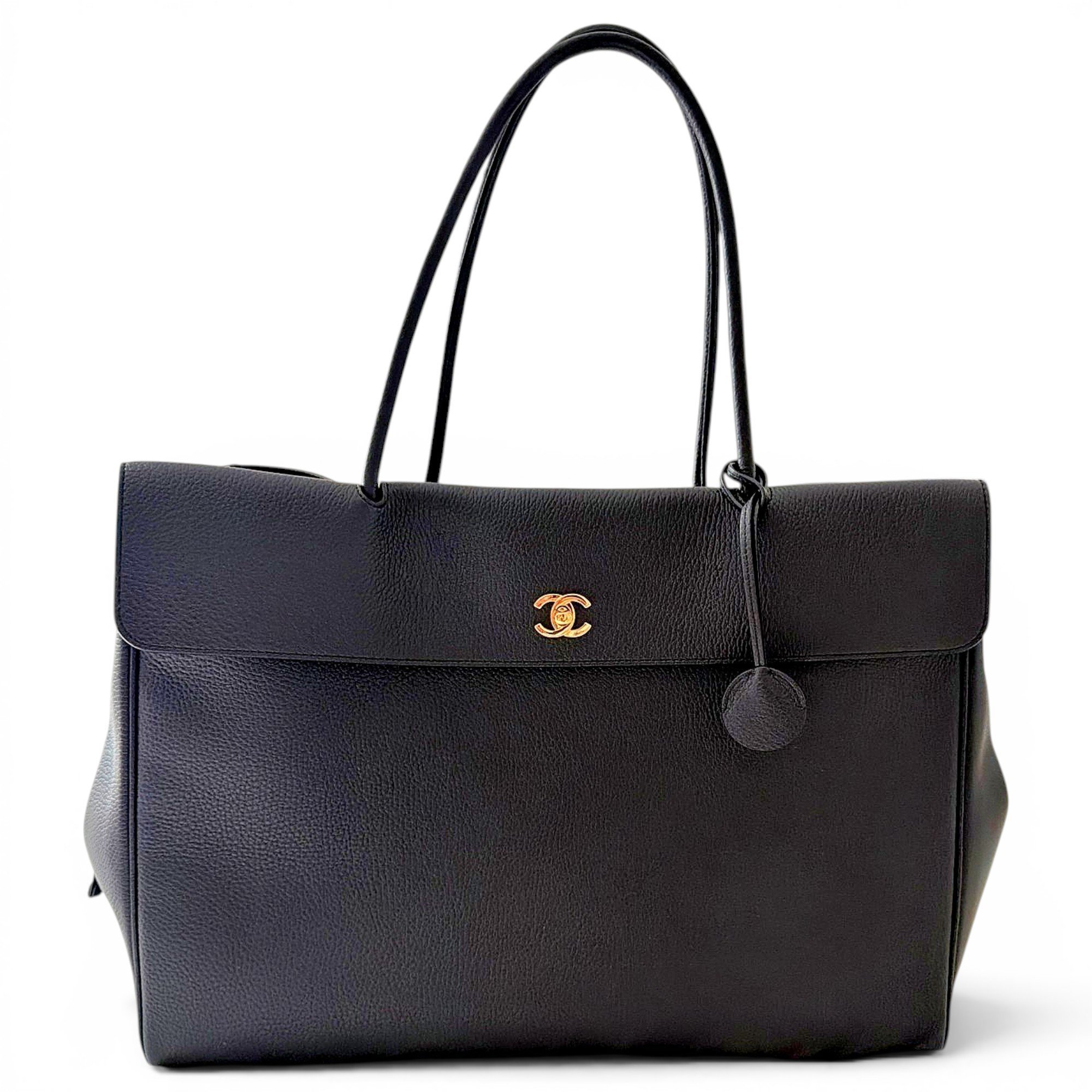 Leather tote