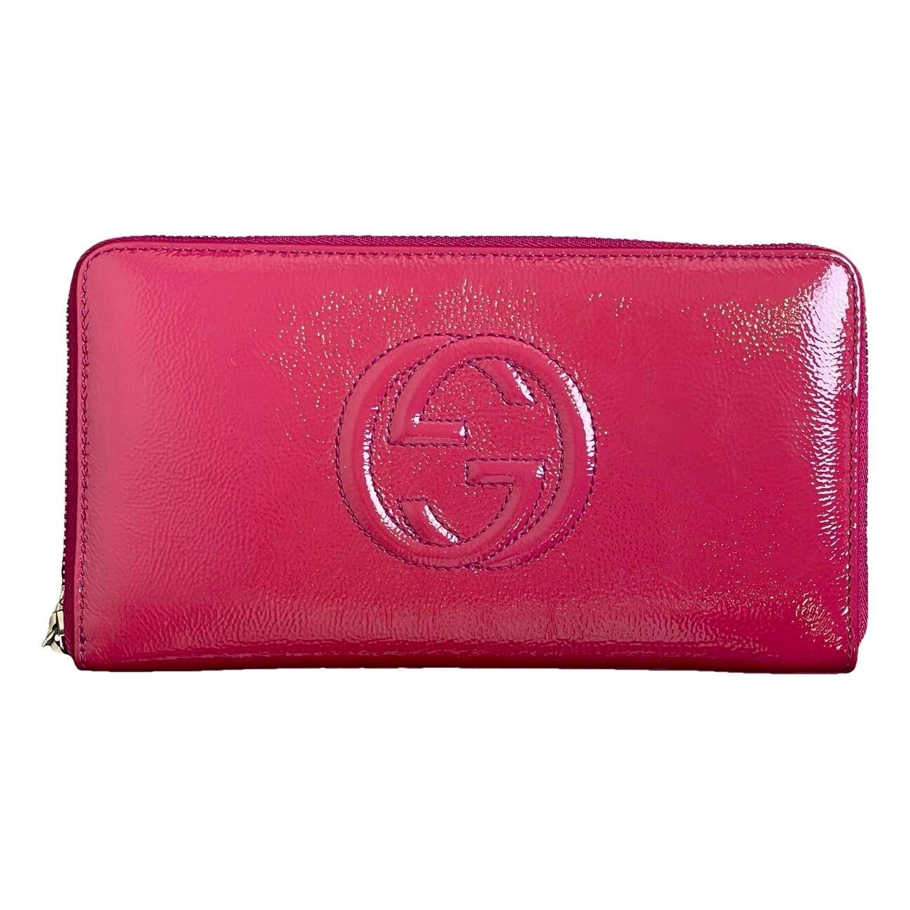 Leather clutch bag