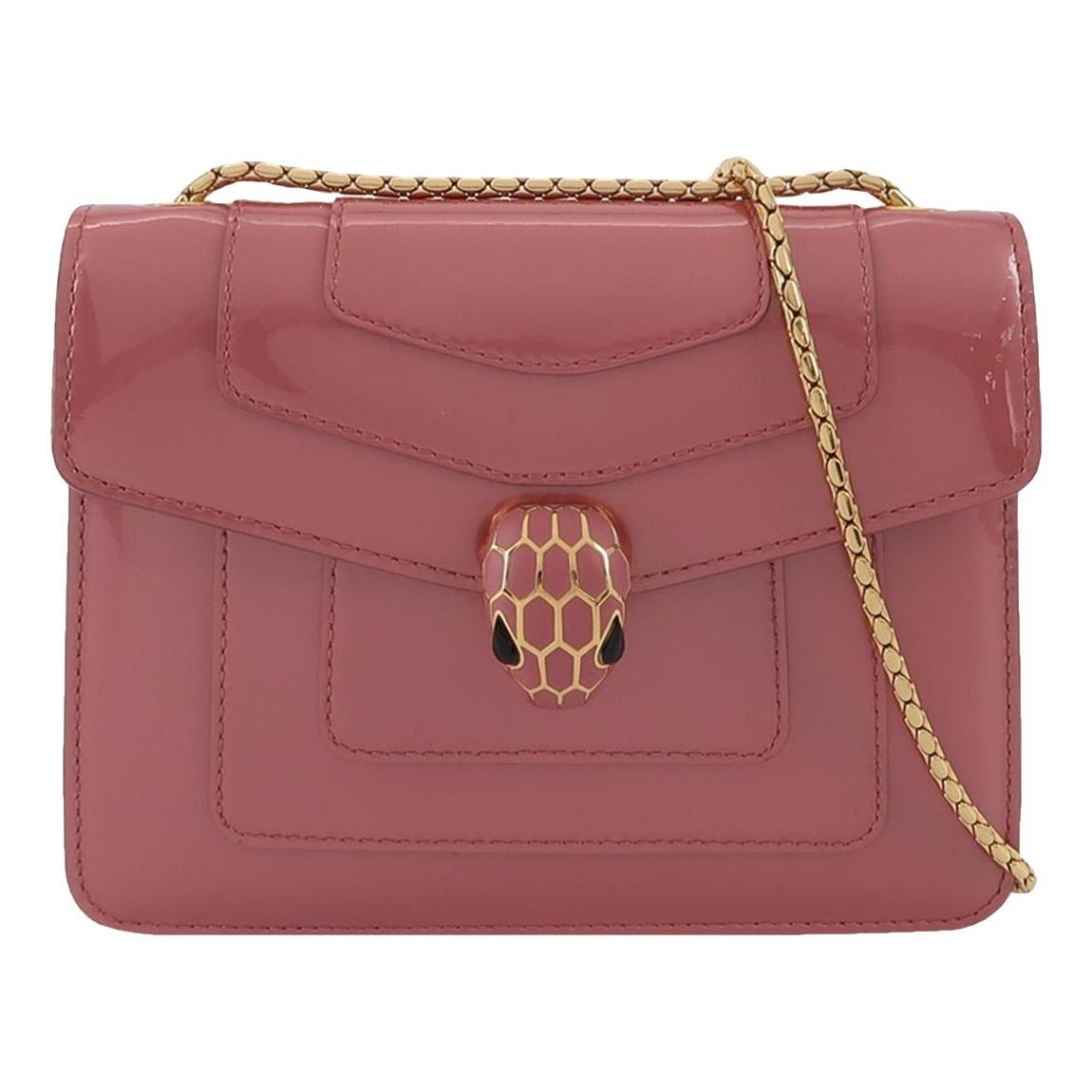 Serpenti leather handbag