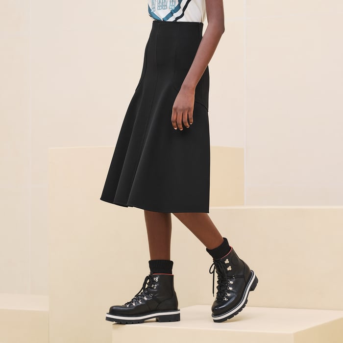 Noir Flared Skirt