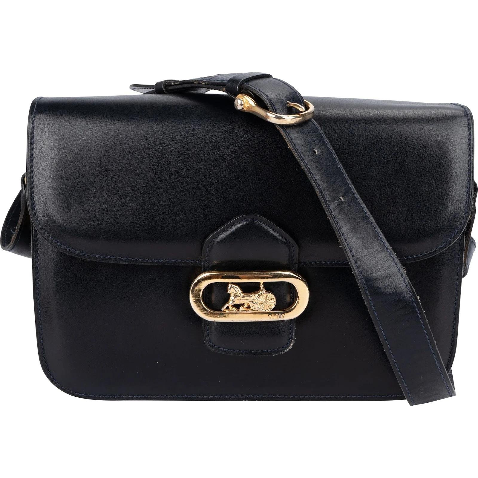 Triomphe leather handbag