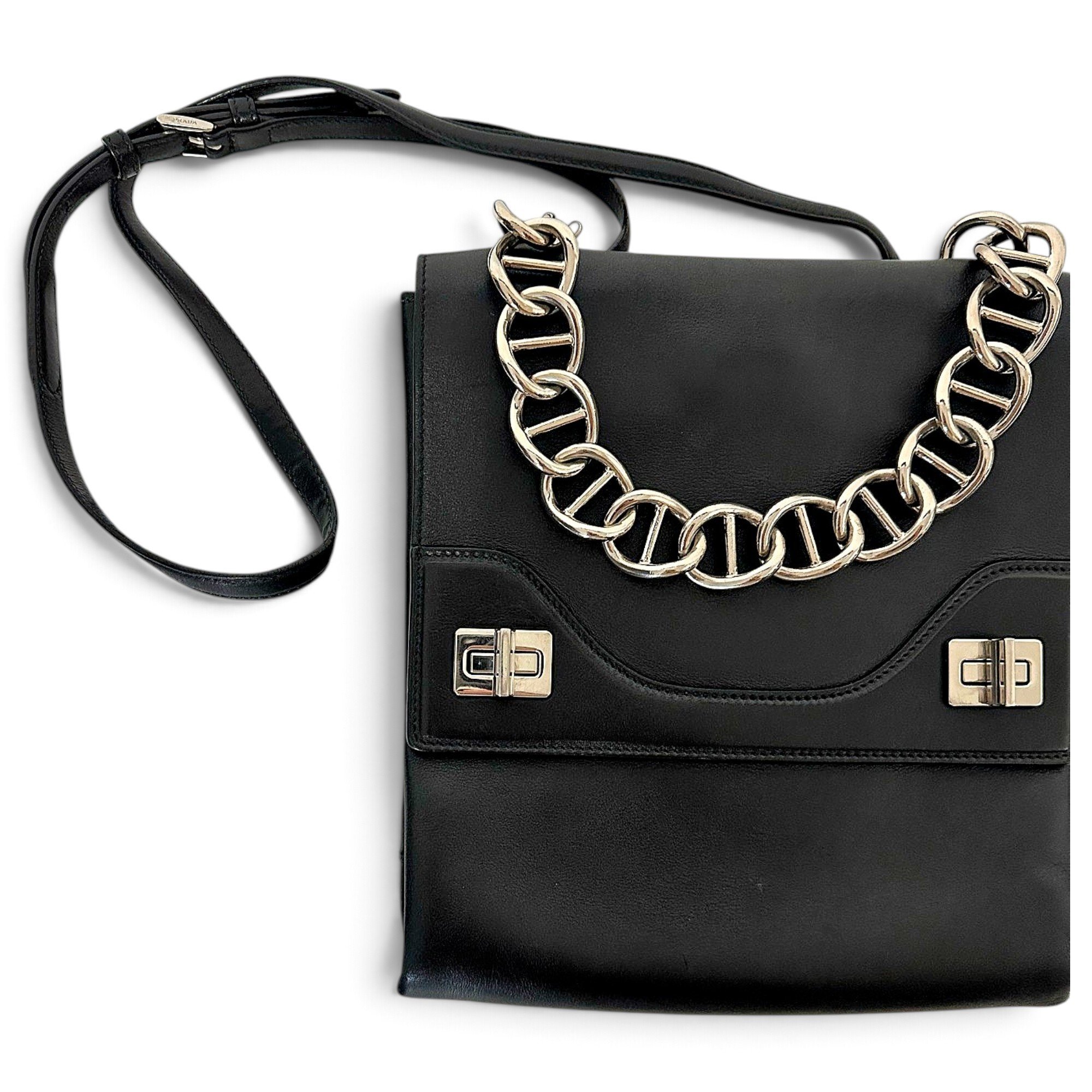 Leather handbag