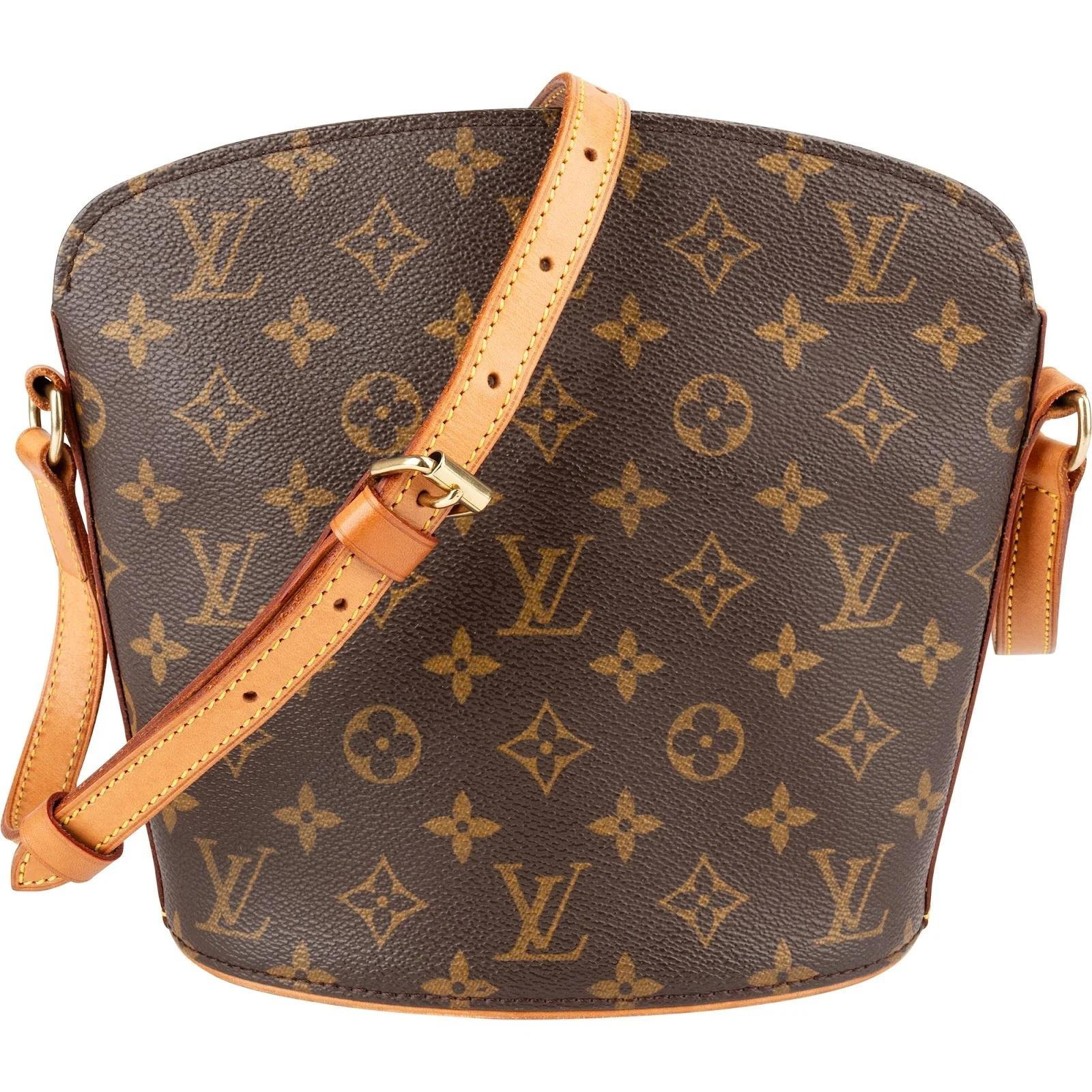 Drouot leather crossbody bag