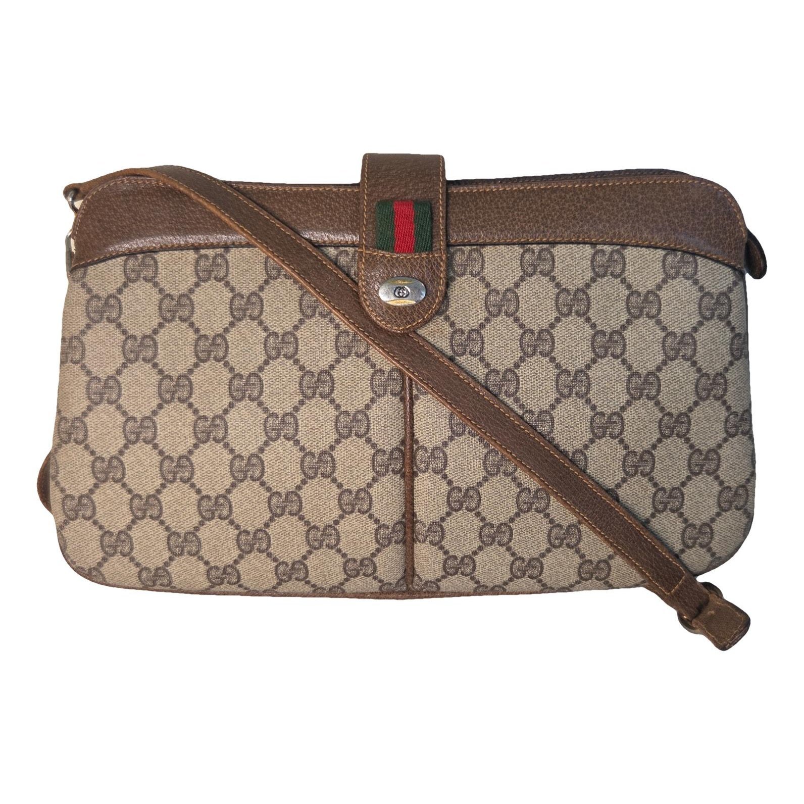 Ophidia leather crossbody bag