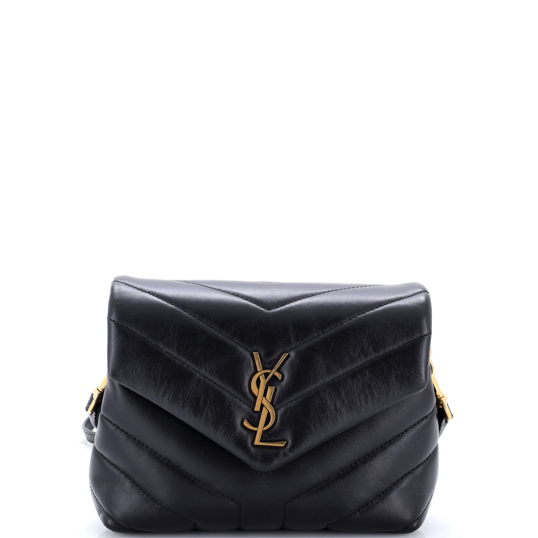 Loulou Shoulder Bag Matelasse Chevron Leather Toy