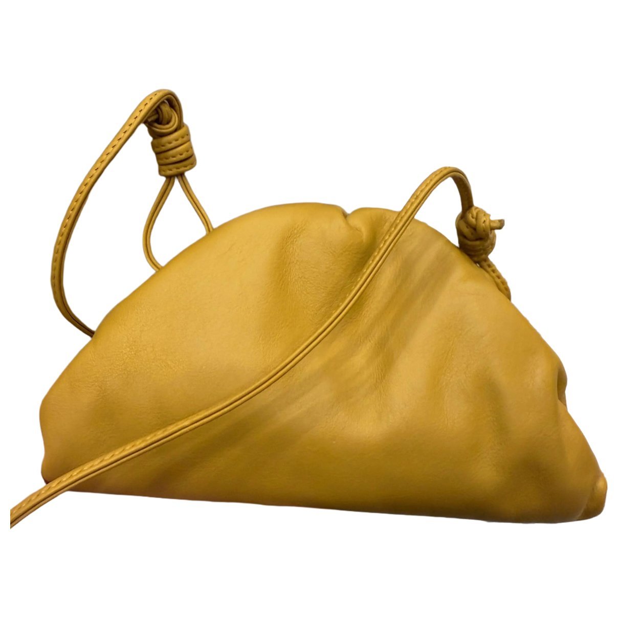 Pouch leather crossbody bag