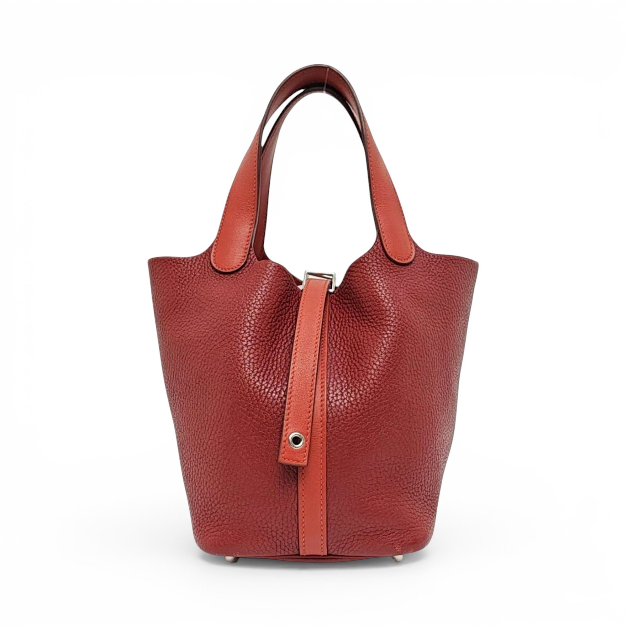 Picotin leather handbag