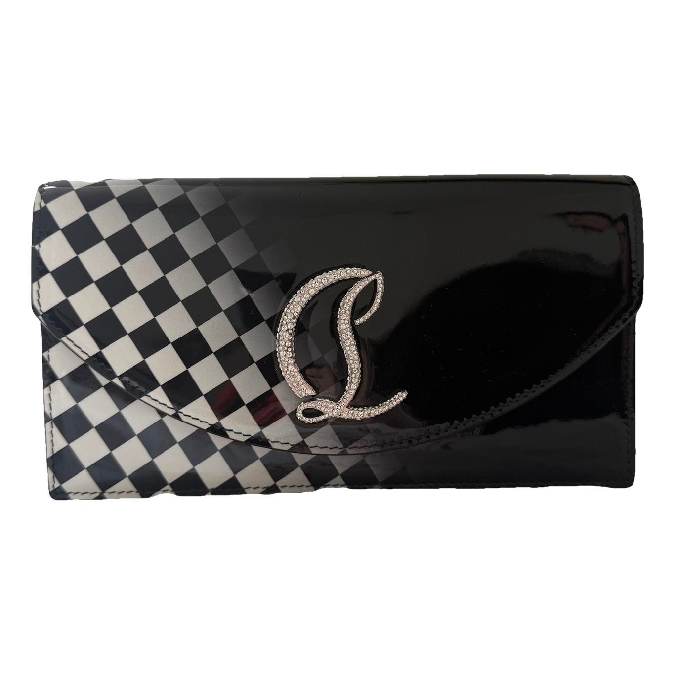 Loubi54 patent leather handbag