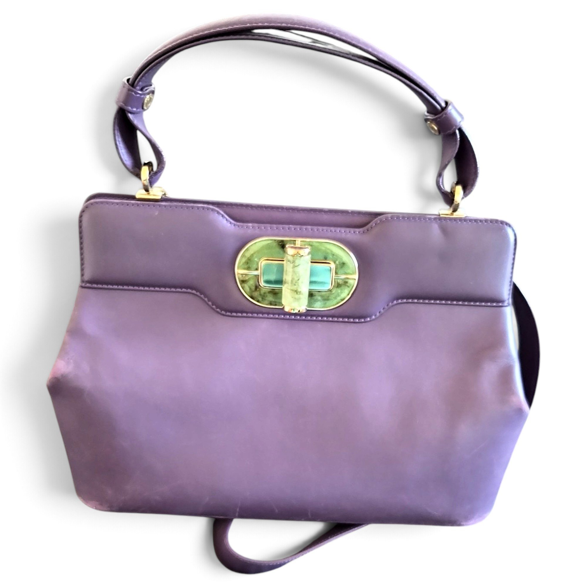 Isabella Rossellini leather handbag