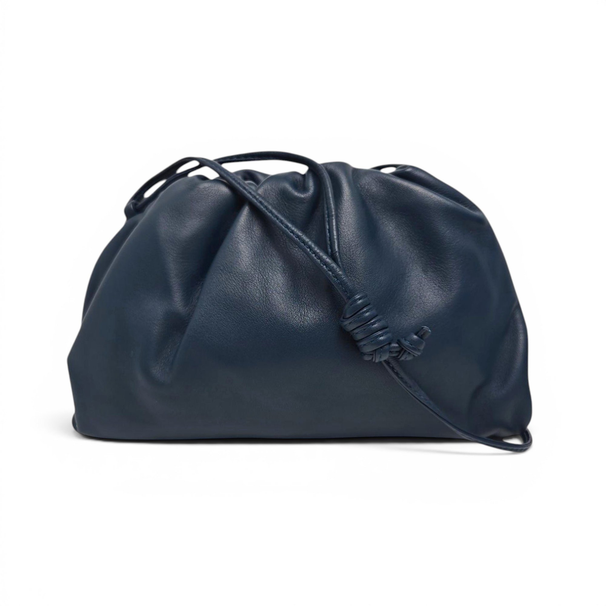 Pouch leather handbag