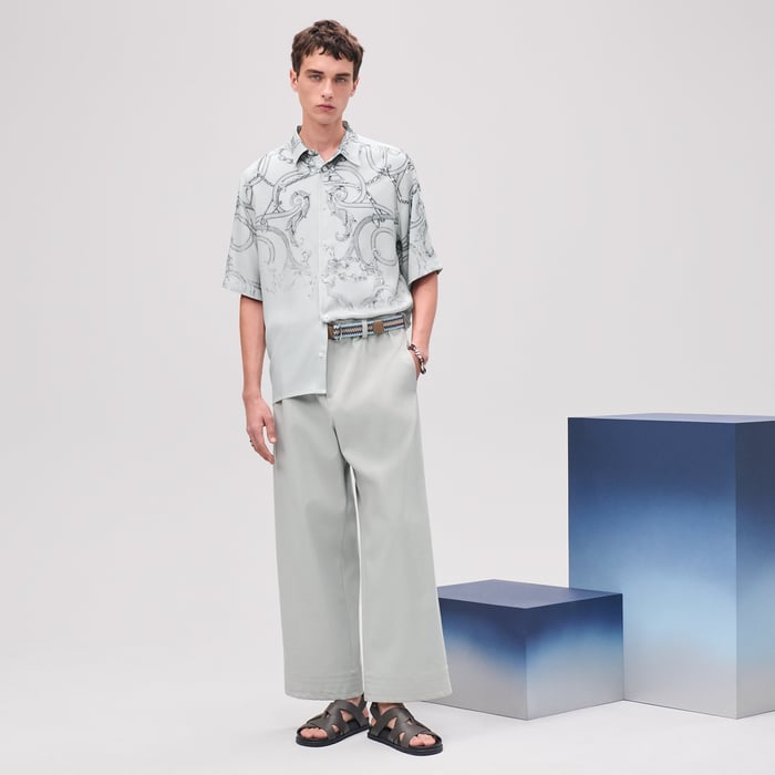 Brume "l'Instruction Du Roy Patine" Straight Cut Shirt