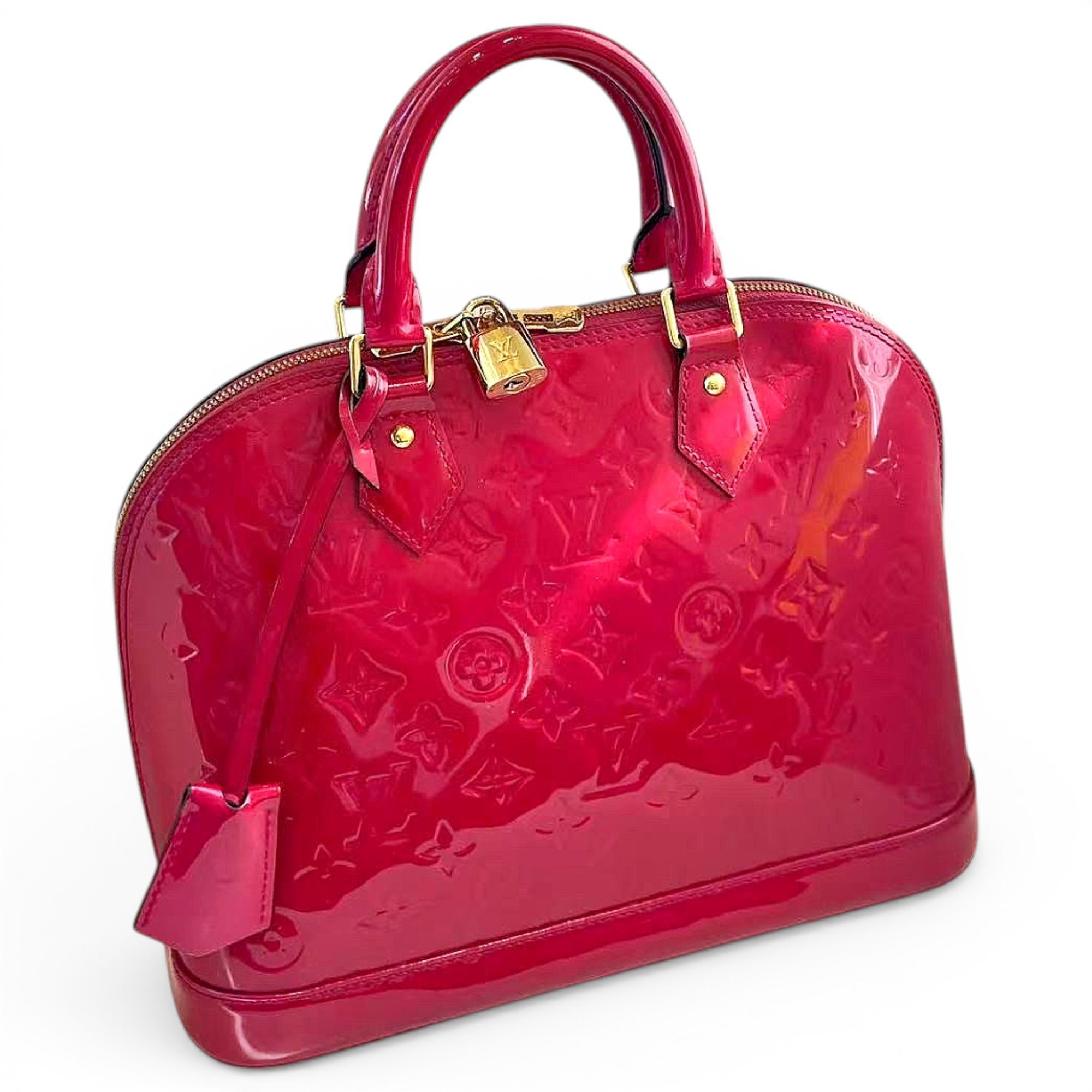 Alma patent leather handbag