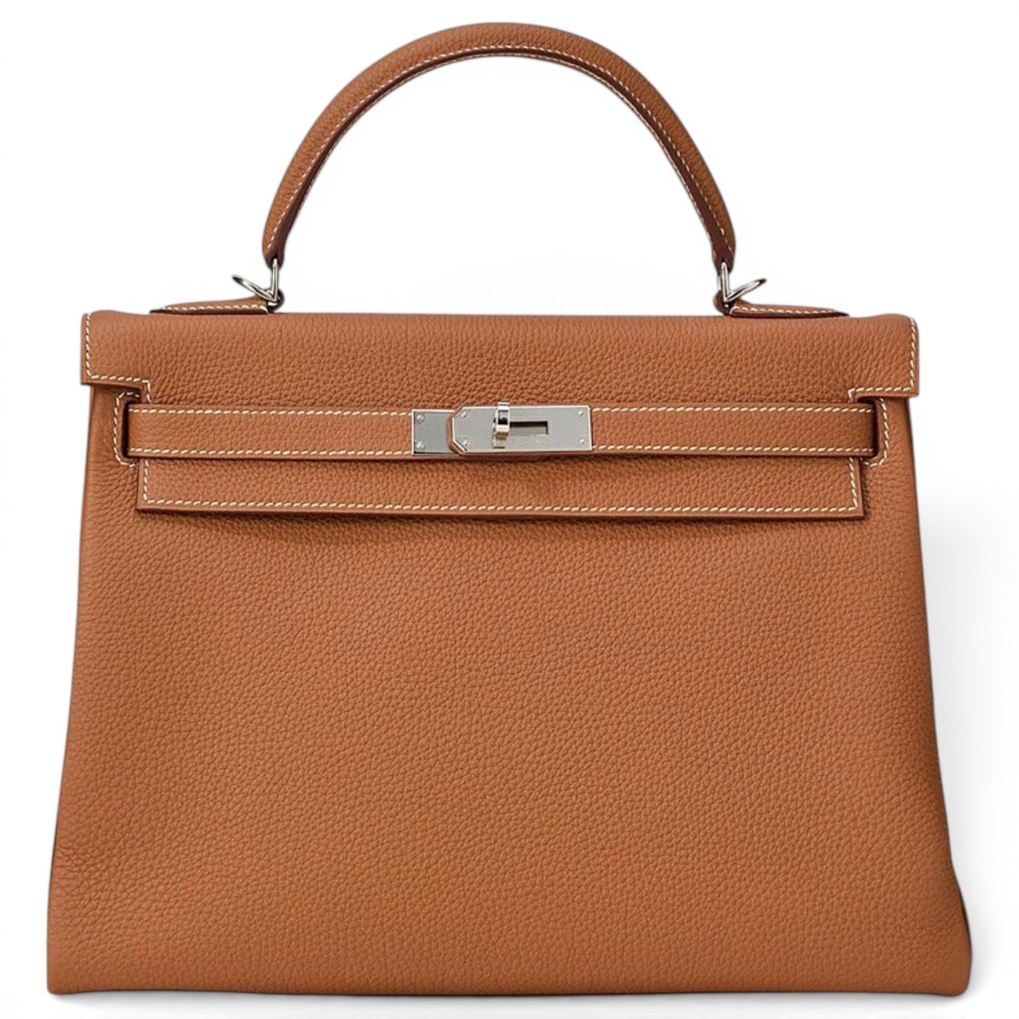 Kelly 32 leather handbag