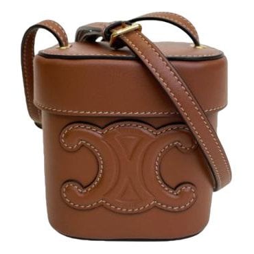 Triomphe leather crossbody bag
